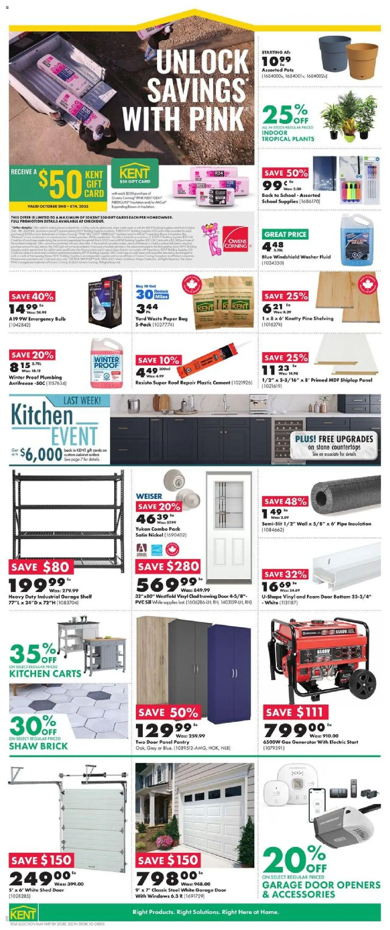 Kent flyer valid from 02.10.2025 | Page: 3 | Products: Bag, Shelf, Cabinet