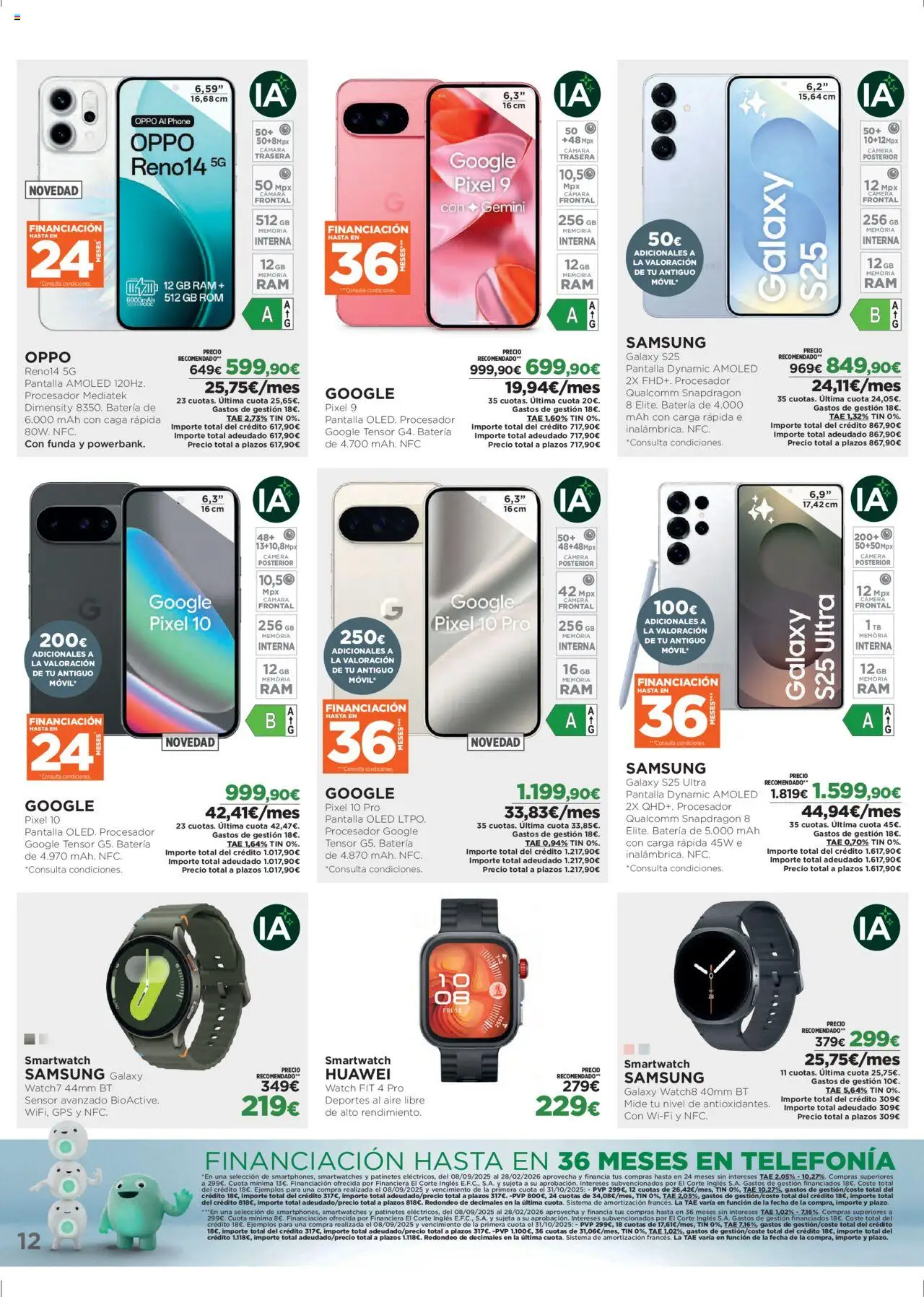 Nuevas ofertas de El Corte Inglés válidas en toda la República Mexicana desde el 08.09.2025. ¡Encuentra las mejores ofertas en El Corte Inglés - Catálogo University! | Página: 12 | Productos: Cámara, Funda, Batería