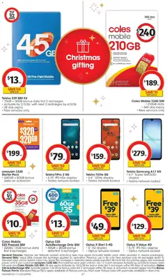 Preview of Coles  Catalogue  - valid from 17.12.2025 | Page: 47 | Products: Date, Device, Mobile