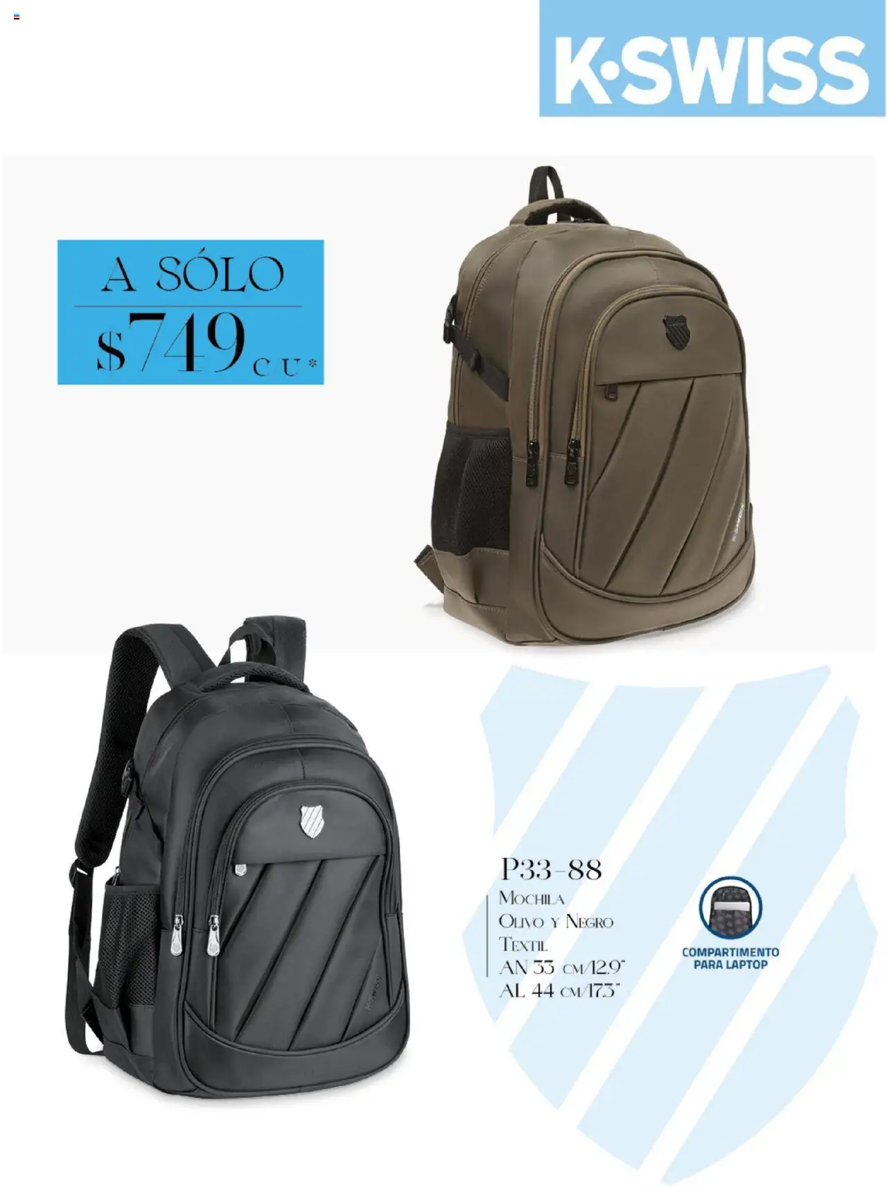 Nuevas ofertas de Cklass válidas en toda la República Mexicana desde el 14.07.2025. ¡Encuentra las mejores ofertas en Cklass catálogo Bolso! | Página: 33 | Productos: Mochila