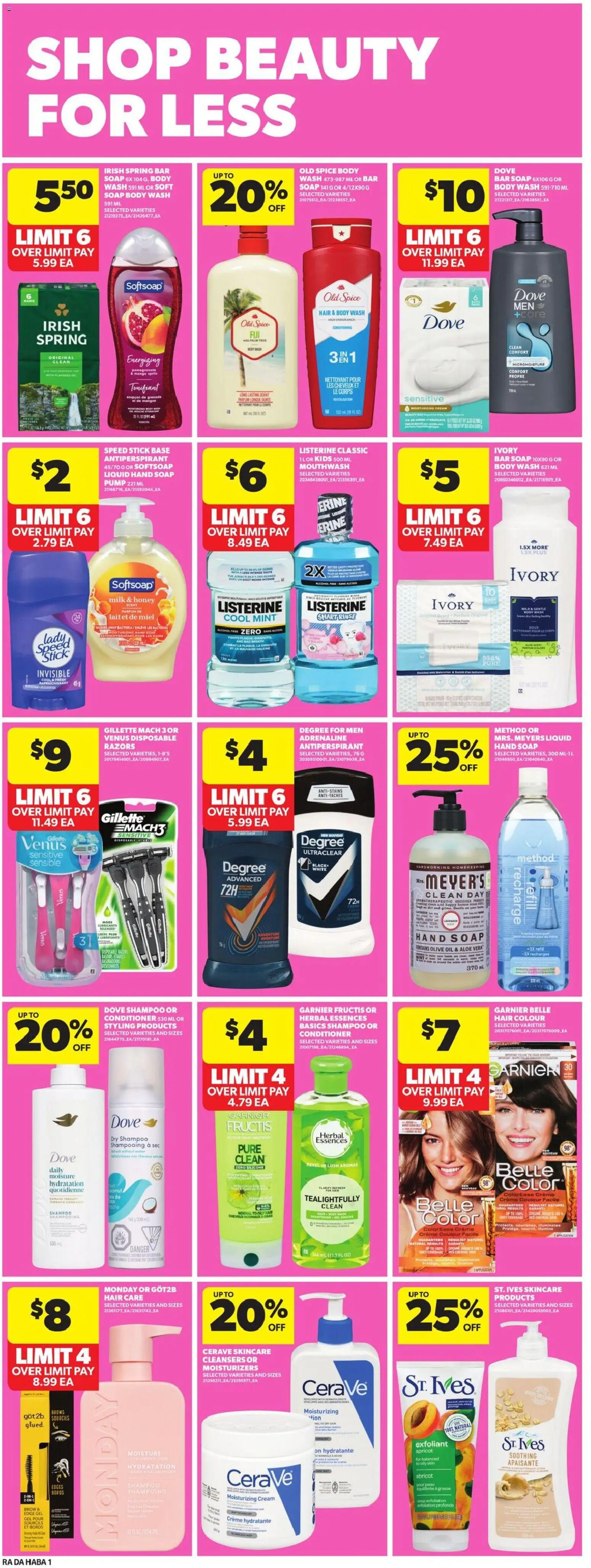 Atlantic Superstore flyer valid from 09.04.2026 | Page: 22 | Products: Cream, Conditioner, Milk, Oil