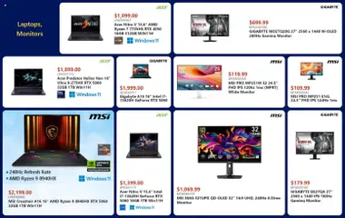 Preview of Canada Computers weekly flyer from shop Canada Computers valid from 17.04.2026 | Page: 3 | Products: Monitor