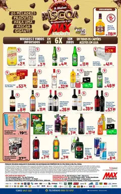 Max Atacadista ofertas Páscoa - Pré-Visualização do folheto da loja Max Atacadista, válido de 31.03.2026 | Página: 4 | Produtos: Gatorade, Vinho, Pneus, Sorvete