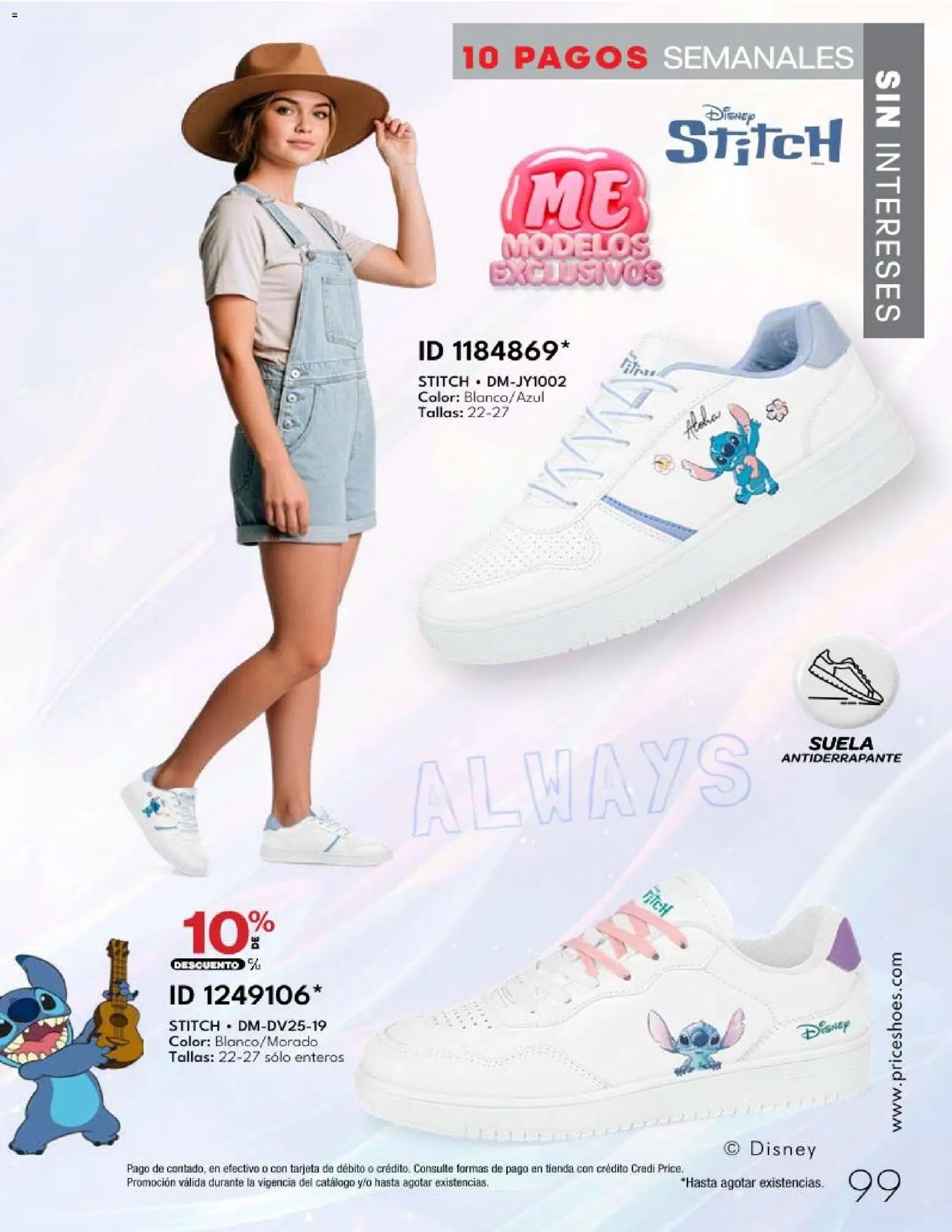 Nuevas ofertas de Price Shoes válidas en toda la República Mexicana desde el 20.03.2026. ¡Encuentra las mejores ofertas en Price Shoes catálogo 10 Pagos Sin Intereses! | Página: 99