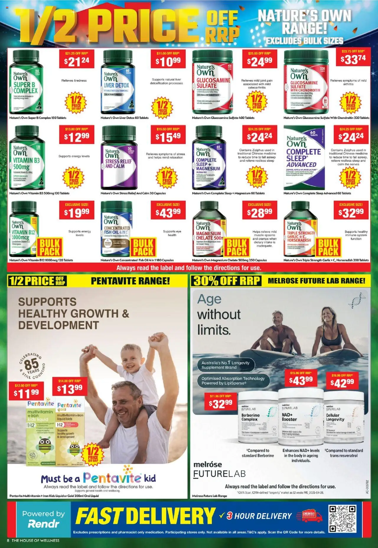 Chemist Warehouse catalogue - valid from 08.09.2025 | Page: 8 | Products: Oil, Fish, Fish oil, Iron