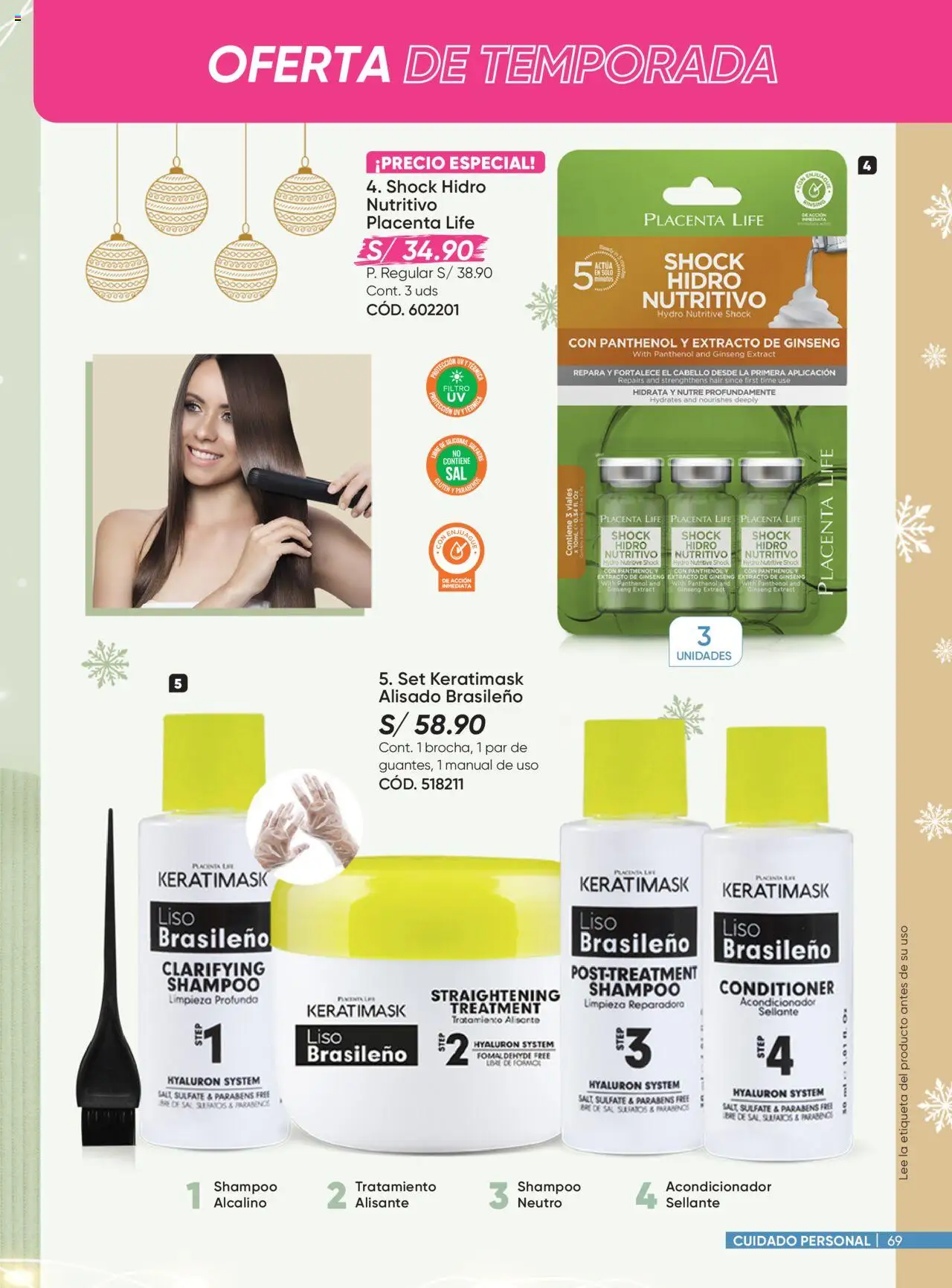 Catálogo Azzorti válido desde 15.10.2025 | Página: 69 | Productos: Shampoo, Acondicionador