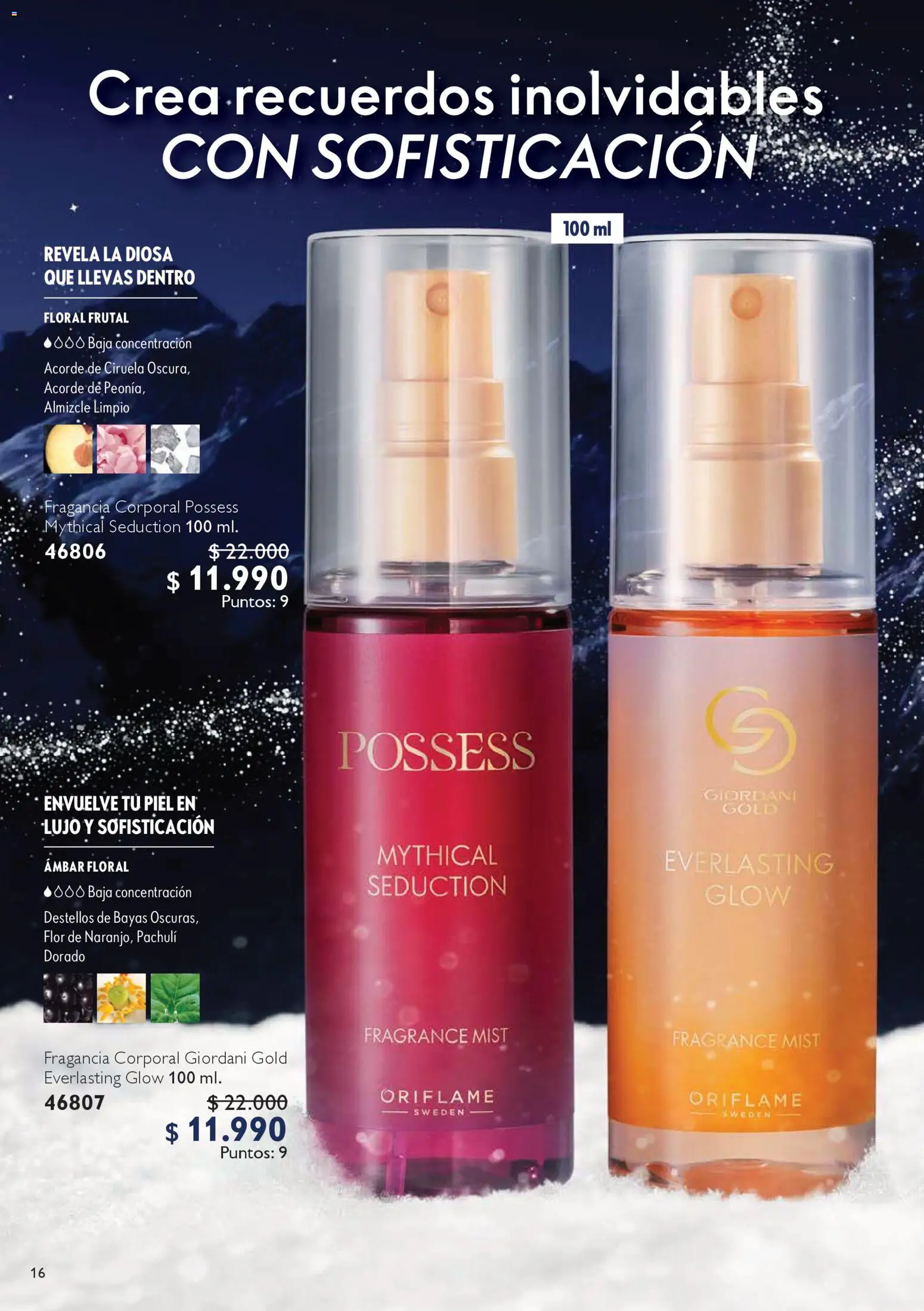 Oriflame catálogo │ válido desde el 06.12.2025 | Página: 16 | Productos: Fragancia