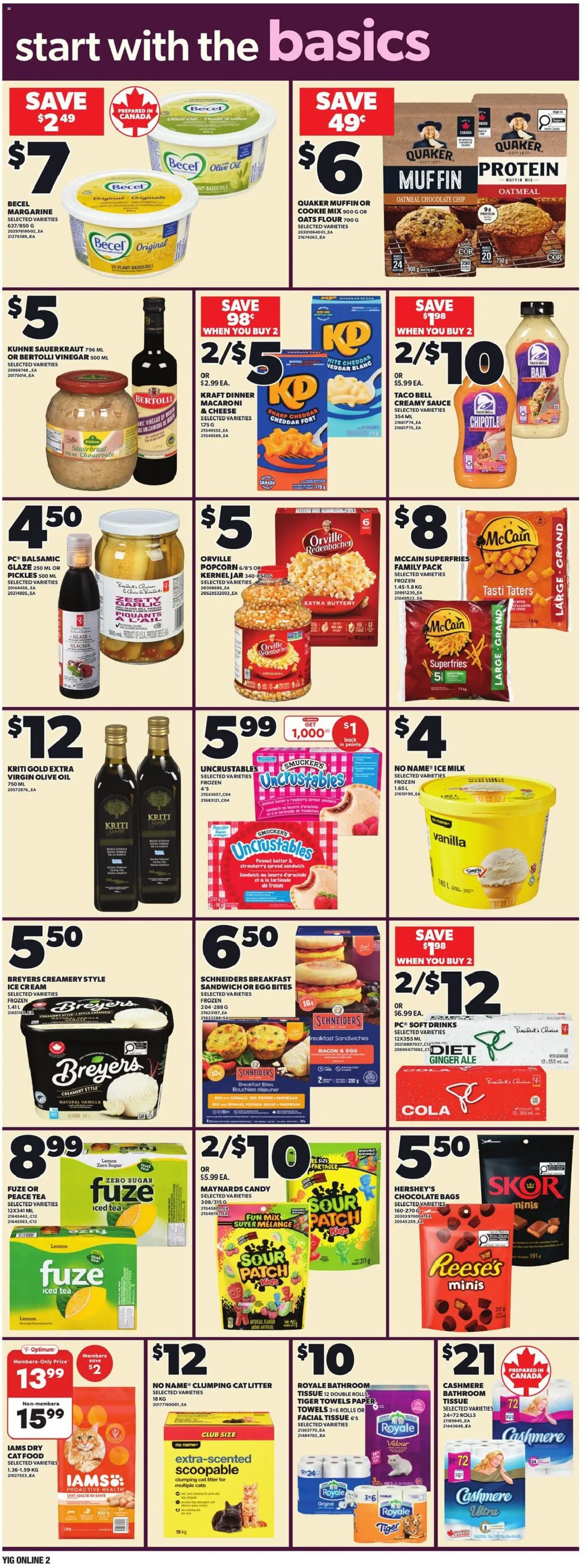 Independent Grocer flyer valid from 15.01.2026 | Page: 10 | Products: Cream, Milk, Butter, Oil