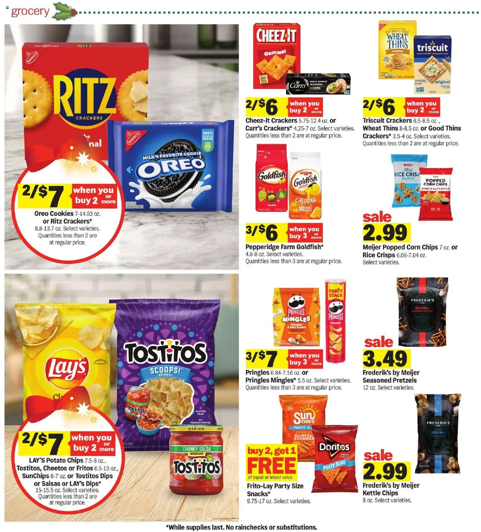 Meijer Weekly Ad - valid from 28.11.2025 | Page: 15 | Products: Corn, Sour cream, Cream, Cookies