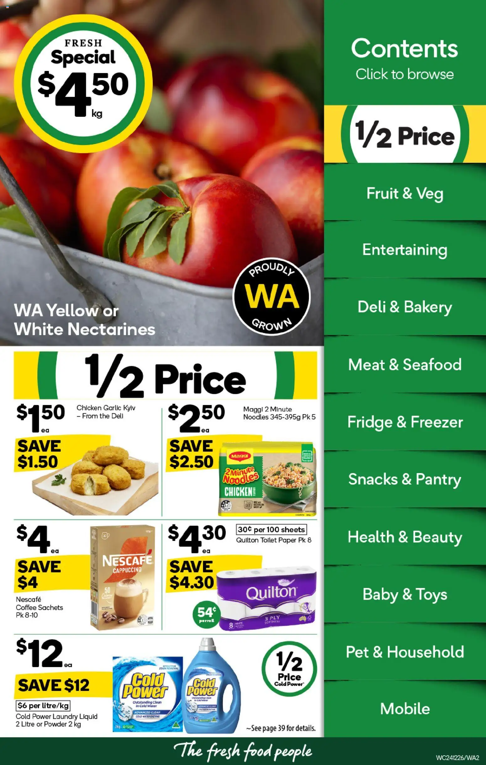 Woolworths catalogue - valid from 07.01.2026 | Page: 2 | Products: Water, Nescafe, Fridge, Bakery