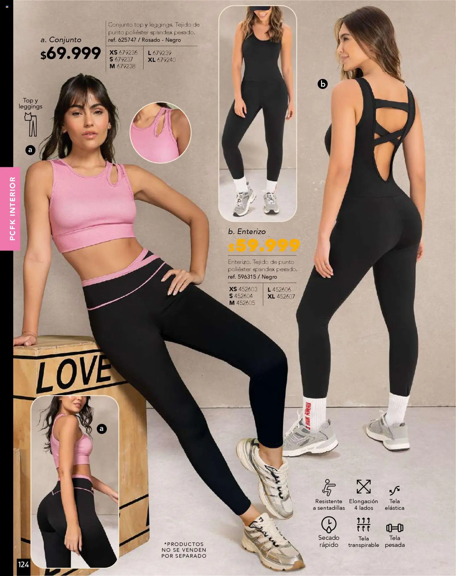 Pacifika revista - valida desde el 01.11.2025 | Página: 124 | Productos: Top, Conjunto, Enterizo