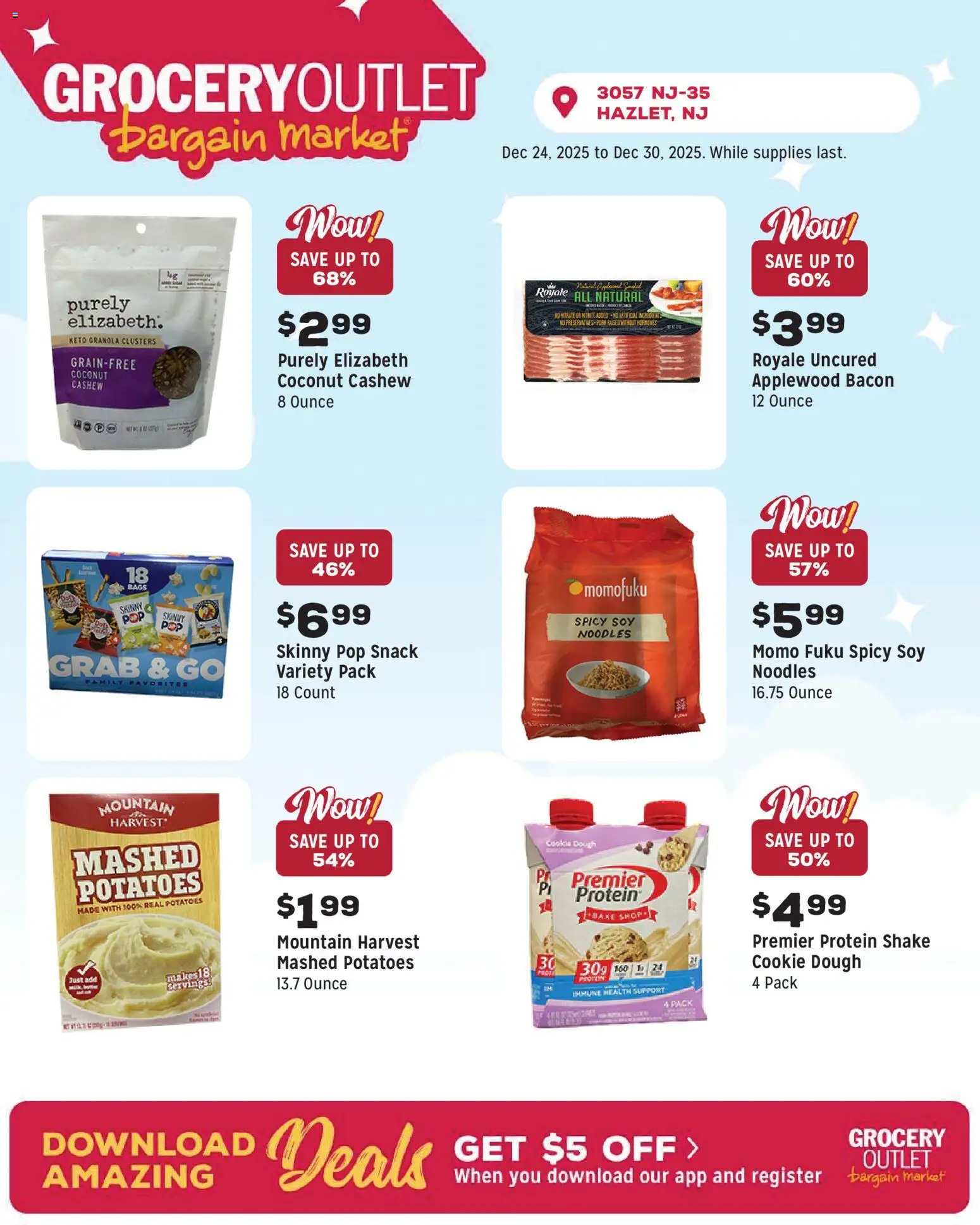 Grocery Outlet Weekly Ad - NJ - valid from 24.12.2025 | Page: 7 | Products: Pork, Noodles, Potatoes