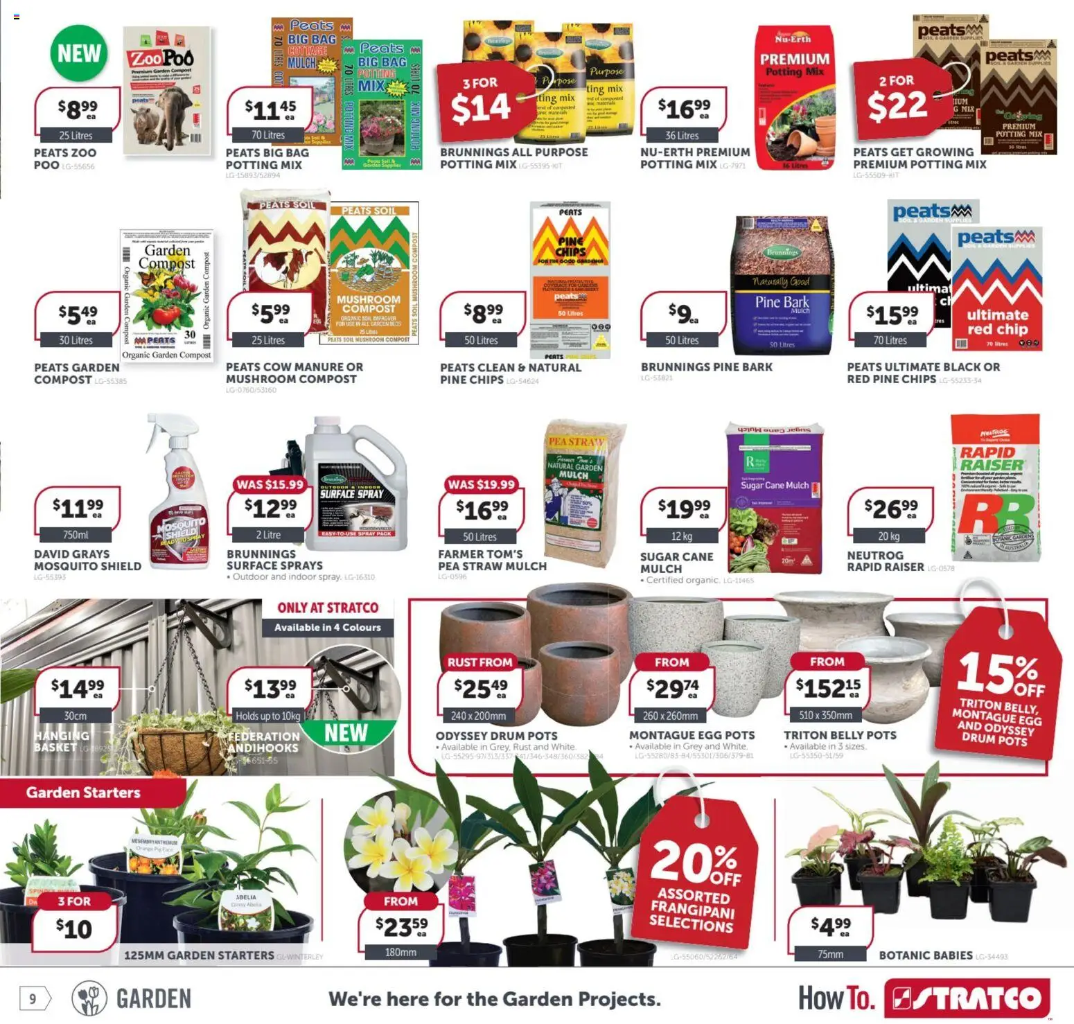 Stratco catalogue - valid from 23.01.2026 | Page: 9 | Products: Compost, Soil, Sugar, Bag