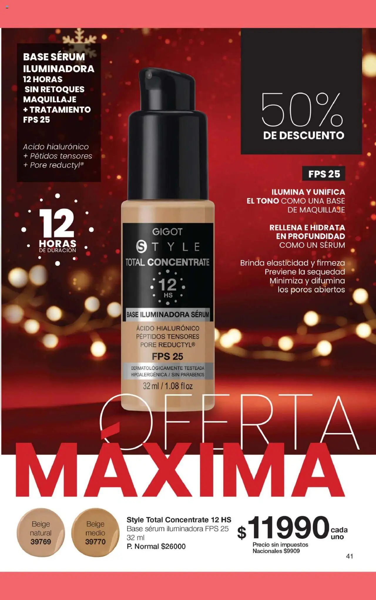 Gigot catálogo │ válido desde el 01.11.2025 | Página: 47 | Productos: Maquillaje, Serum
