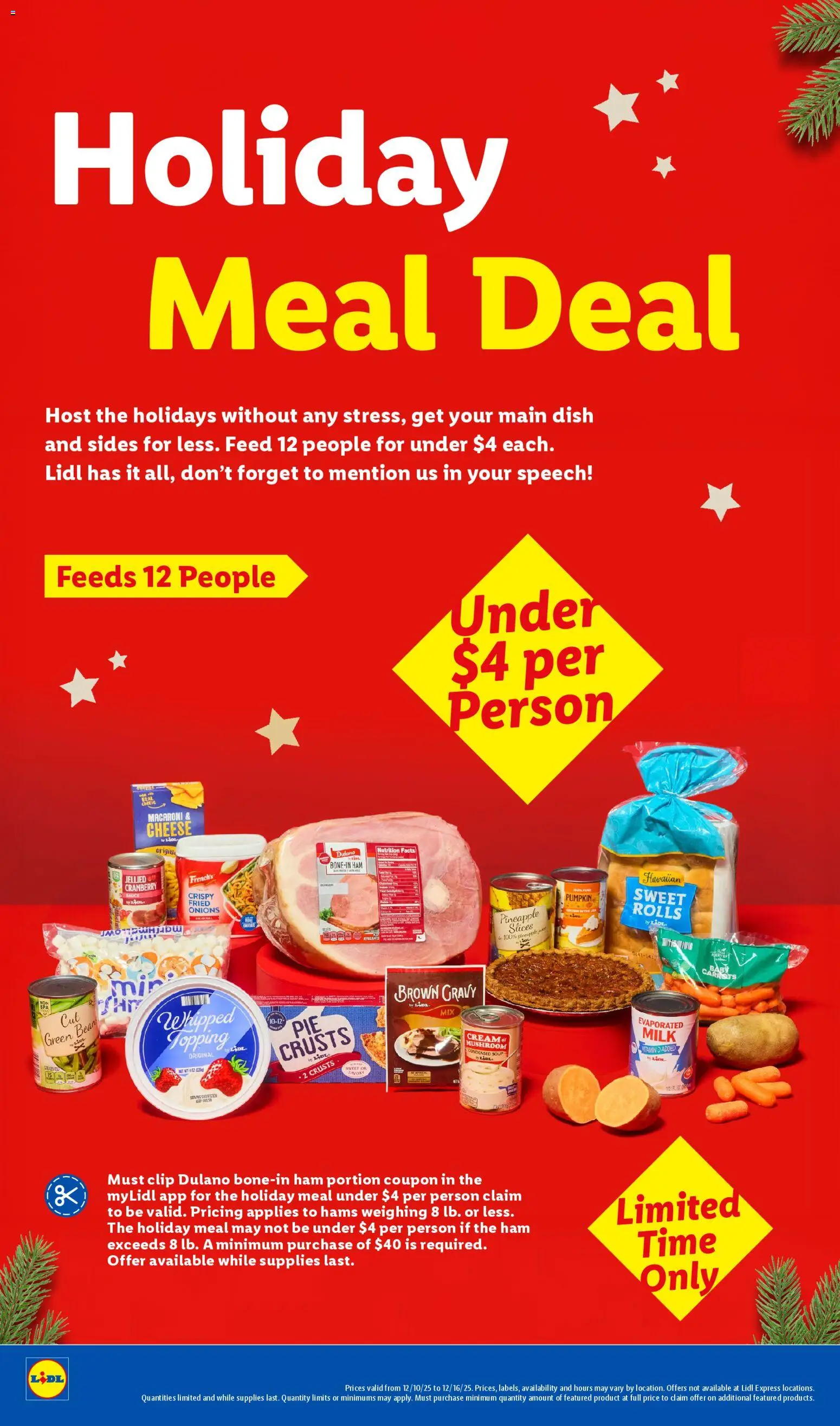 Lidl Weekly Ad - valid from 10.12.2025 | Page: 2 | Products: Clip, Ham, Pineapple, Sauce