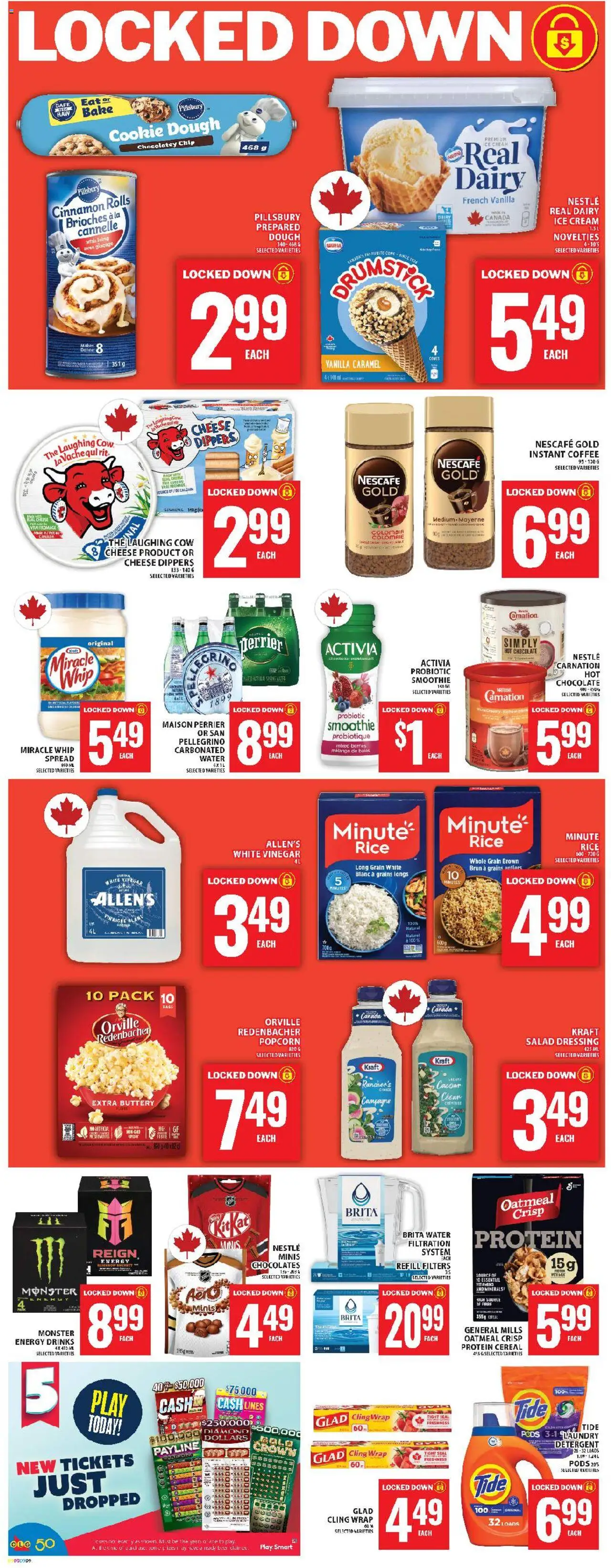 Food Basics flyer valid from 21.08.2025 | Page: 13 | Products: Rice, Cream, Salad, Chocolate