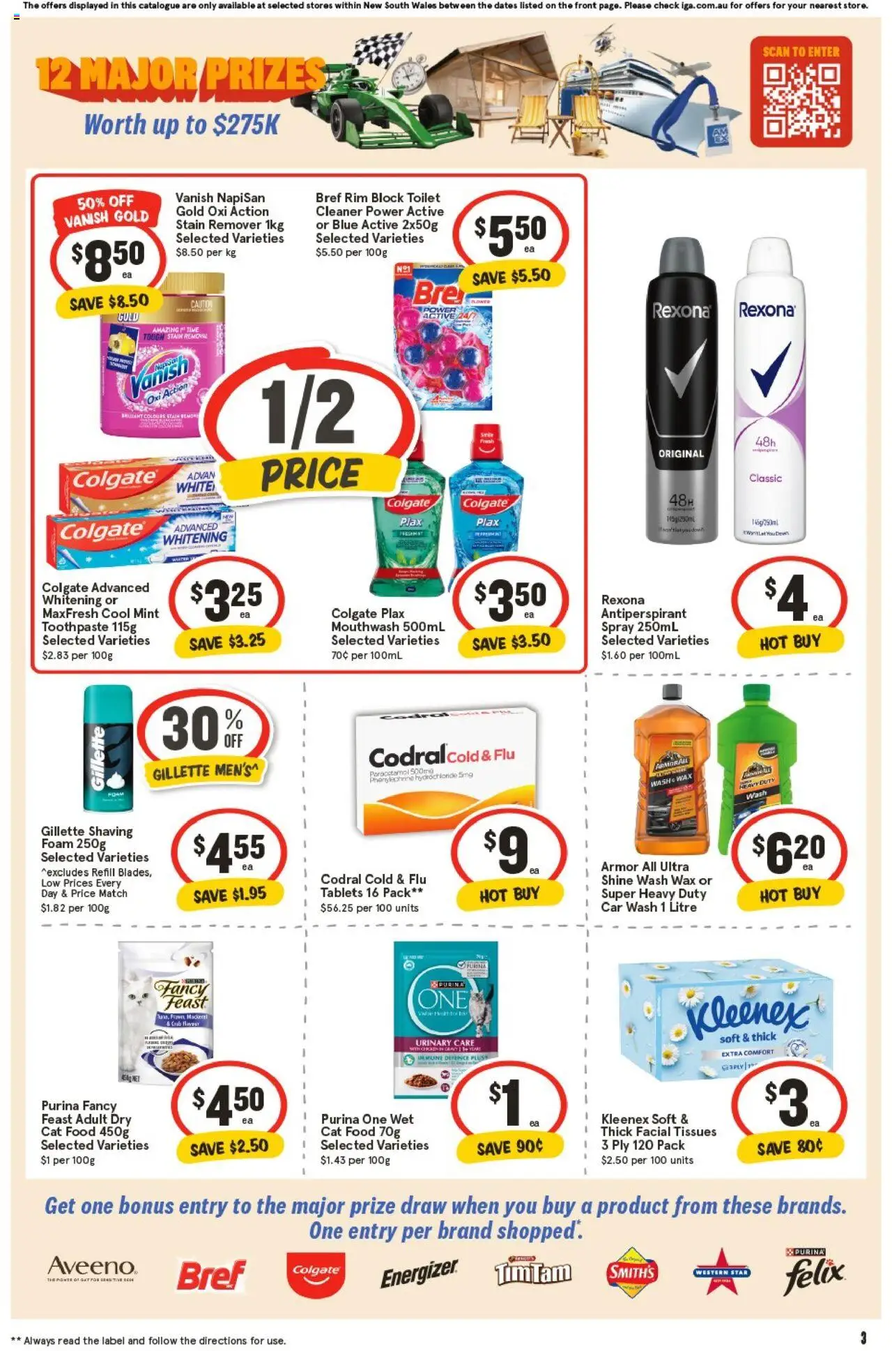 IGA catalogue - valid from 08.10.2025 | Page: 6 | Products: Cleaner, Toothpaste, Mouthwash, Stain remover