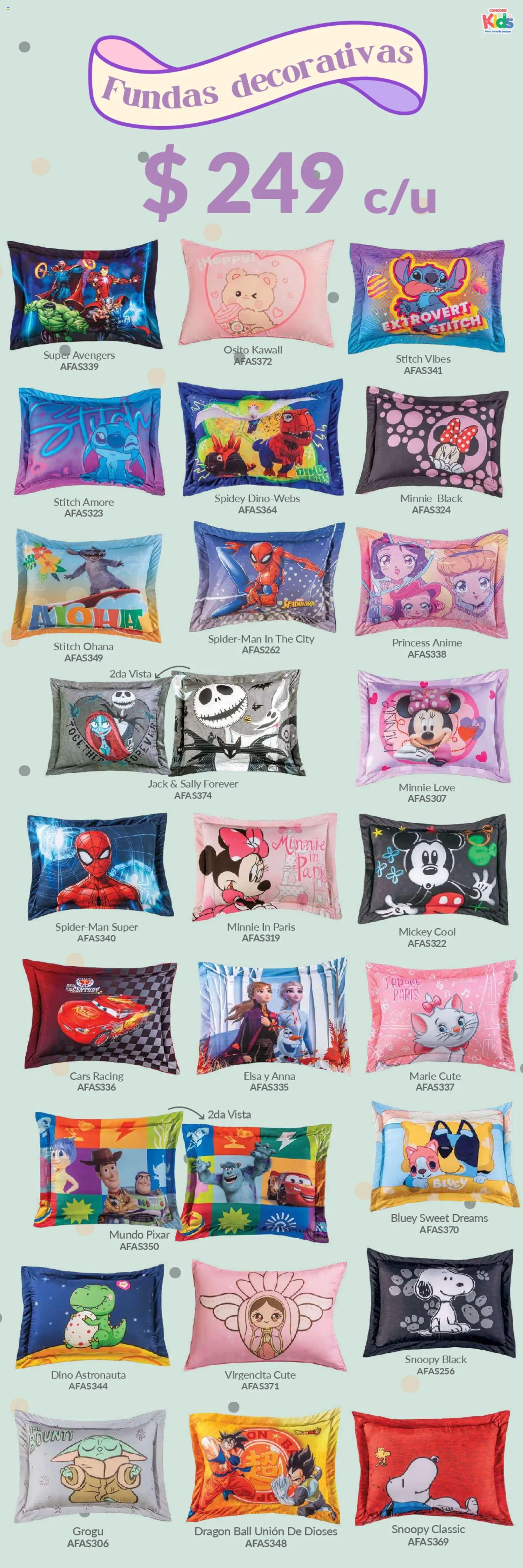 Nuevas ofertas de Colchas Concord válidas en toda la República Mexicana desde el 01.02.2026. ¡Encuentra las mejores ofertas en Colchas Concord catálogo Kids! | Página: 36