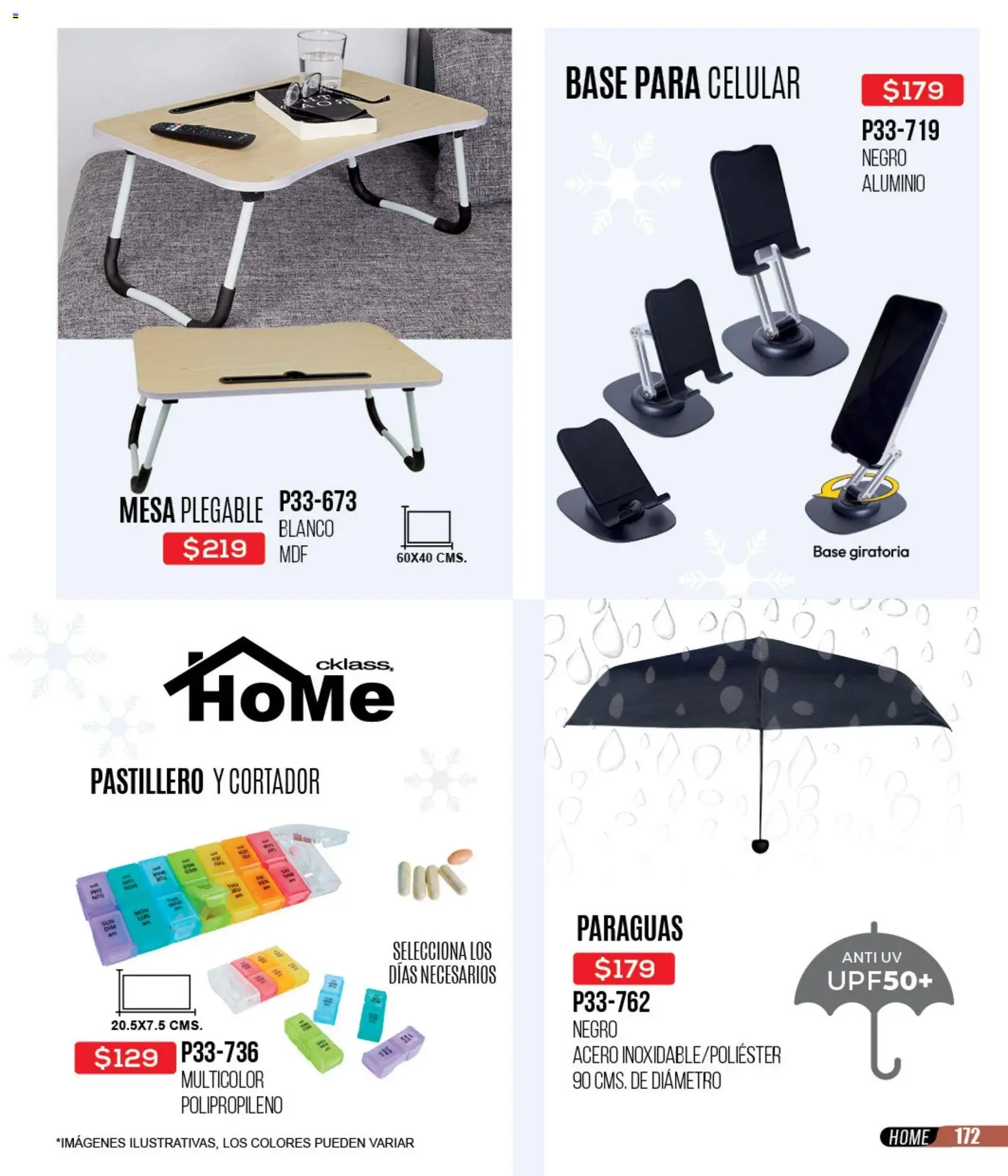 Nuevas ofertas de Cklass válidas en toda la República Mexicana desde el 15.12.2025. ¡Encuentra las mejores ofertas en Cklass catálogo Rebajas fin de año ropa! | Página: 173 | Productos: Cortador, Mesa, Pastillero