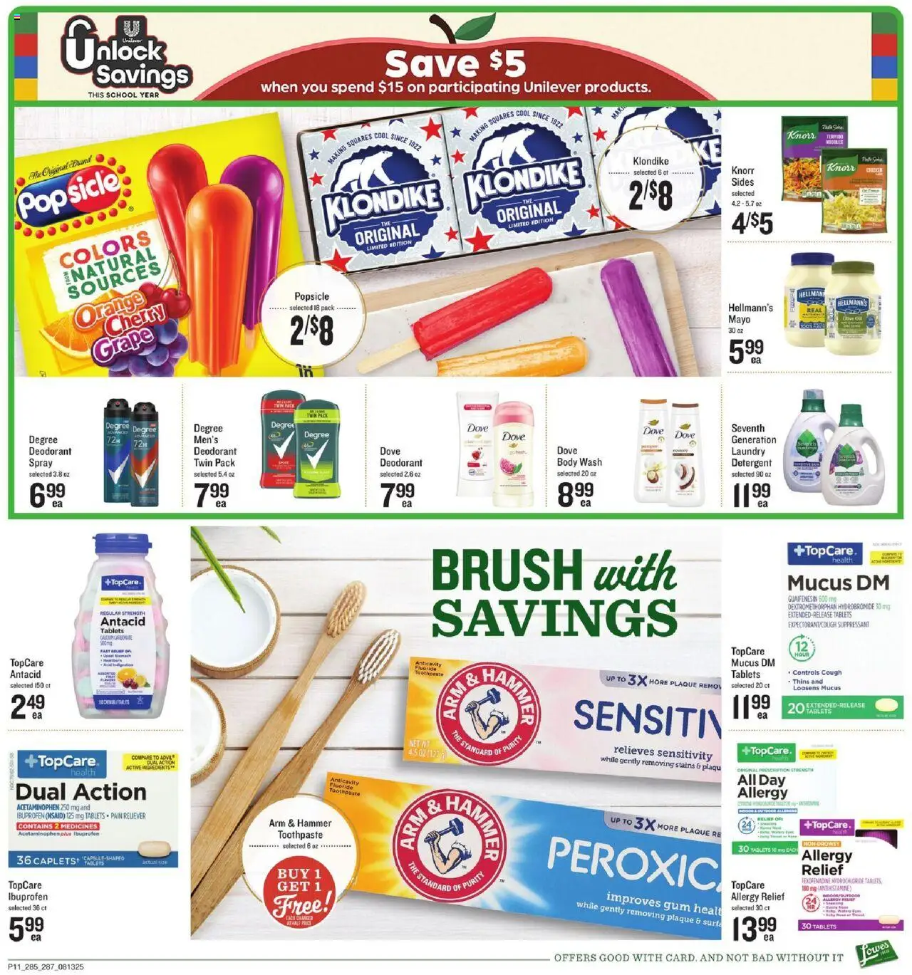 Lowes Foods Weekly Ad - NC - valid from 13.08.2025 | Page: 17 | Products: Hammer, Toothpaste, Detergent, Body Wash