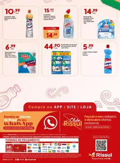 Rissul ofertas Casa Limpa - Pré-Visualização do folheto da loja Rissul, válido de 13.04.2026 | Página: 4 | Produtos: Purificador de ar, Fragrância, Detergente, Algodão