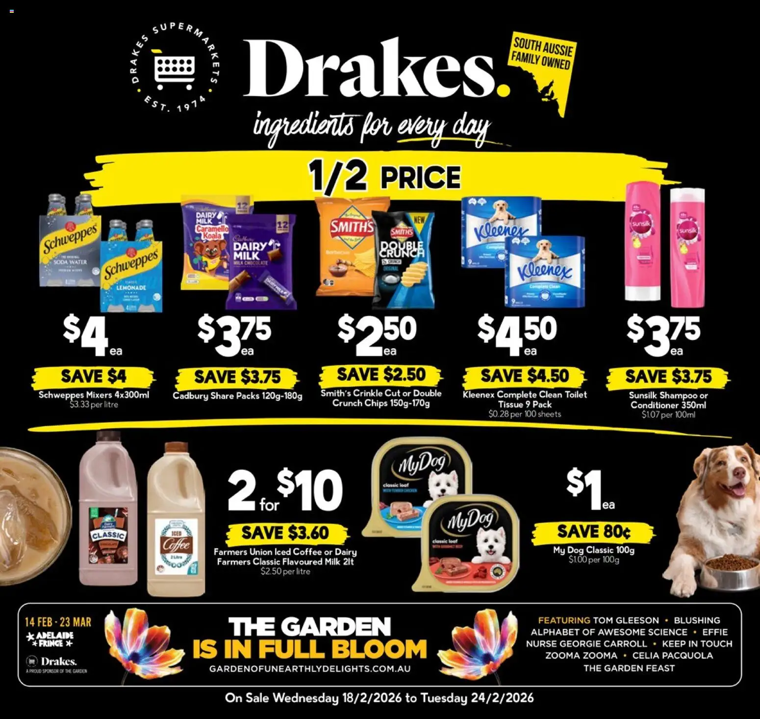 Drakes catalogue - valid from 18.02.2026 | Page: 16 | Products: Toilet, Shampoo, Conditioner, Coffee