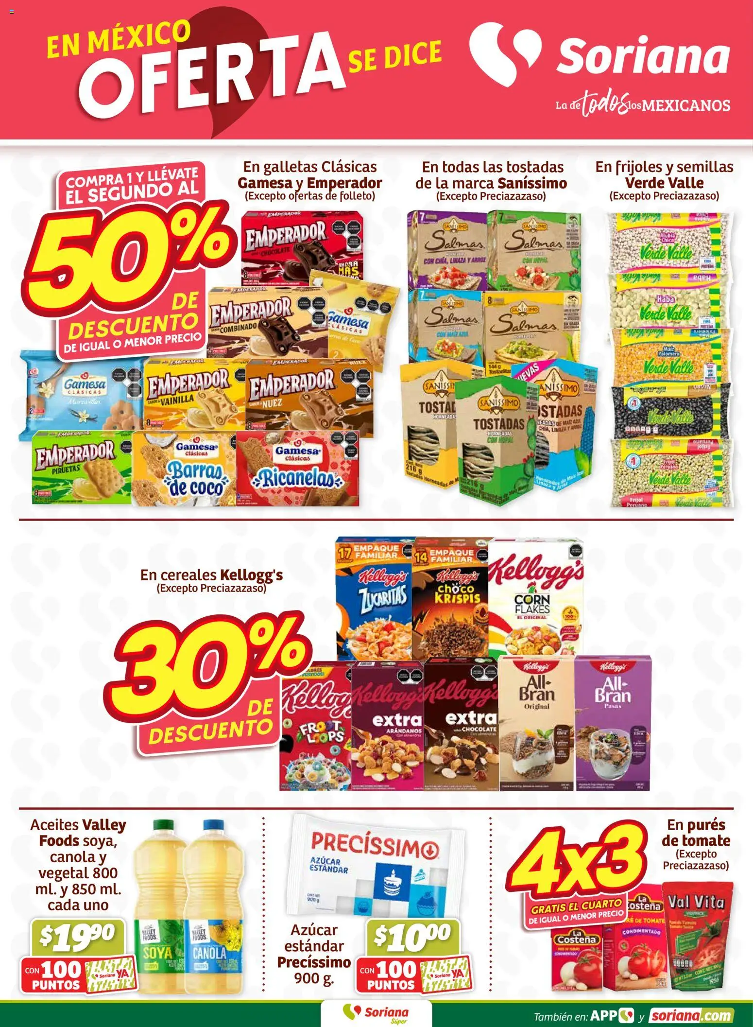 Nuevas ofertas de Soriana válidas en toda la República Mexicana desde el 08.01.2026. ¡Encuentra las mejores ofertas en Soriana - Fin de Semana Súper: Tamaulipas (excepto Cd. Victoria y Tampico)! | Página: 2 | Productos: Chocolate, Arándanos, Nuez, Cereales