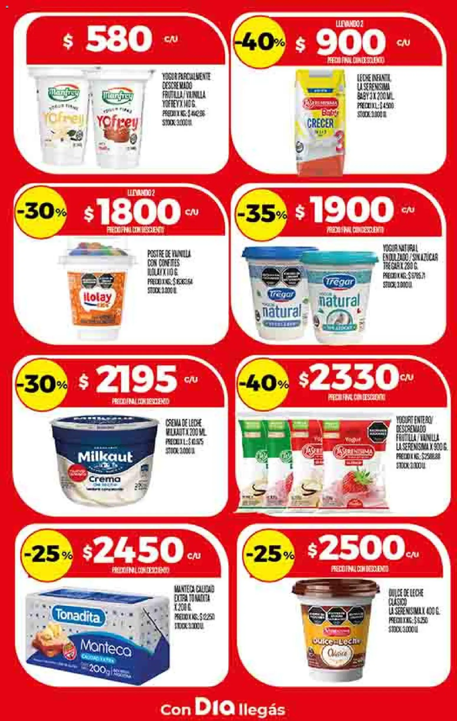 Dia - Ofertas - Salta y Jujuy │ válido desde el 26.11.2025 | Página: 2 | Productos: Frutilla, Azucar, Dulce de leche, Crema