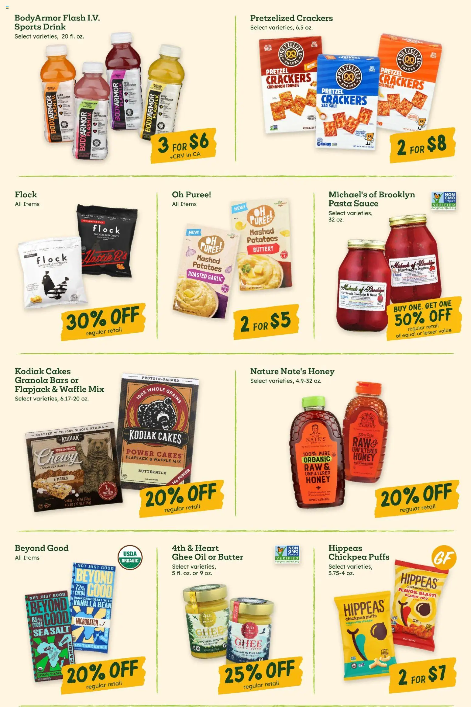 Sprouts Monthly Ad - valid from 25.03.2026 | Page: 11 | Products: Oil, Pasta, Salt, 2人掛けソファ