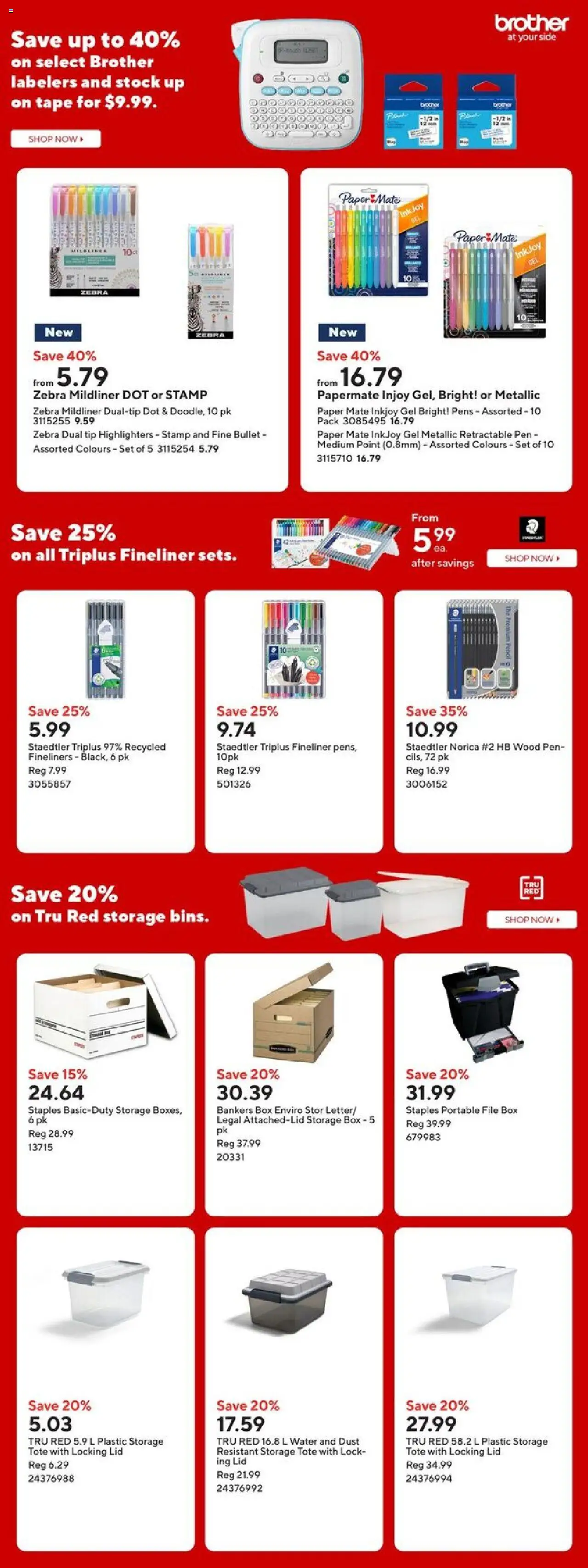Staples flyer valid from 10.10.2025 | Page: 11 | Products: Box