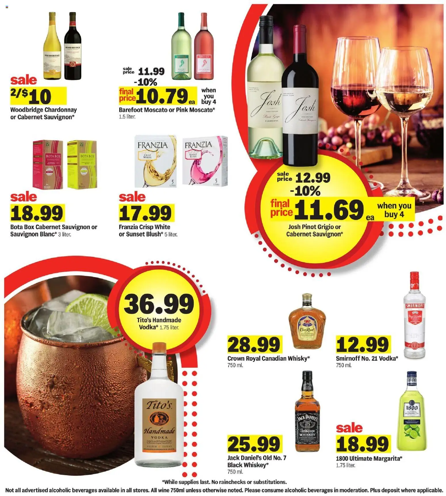Meijer Weekly Ad - valid from 25.02.2026 | Page: 23 | Products: Box, Wine, Vodka, Whiskey