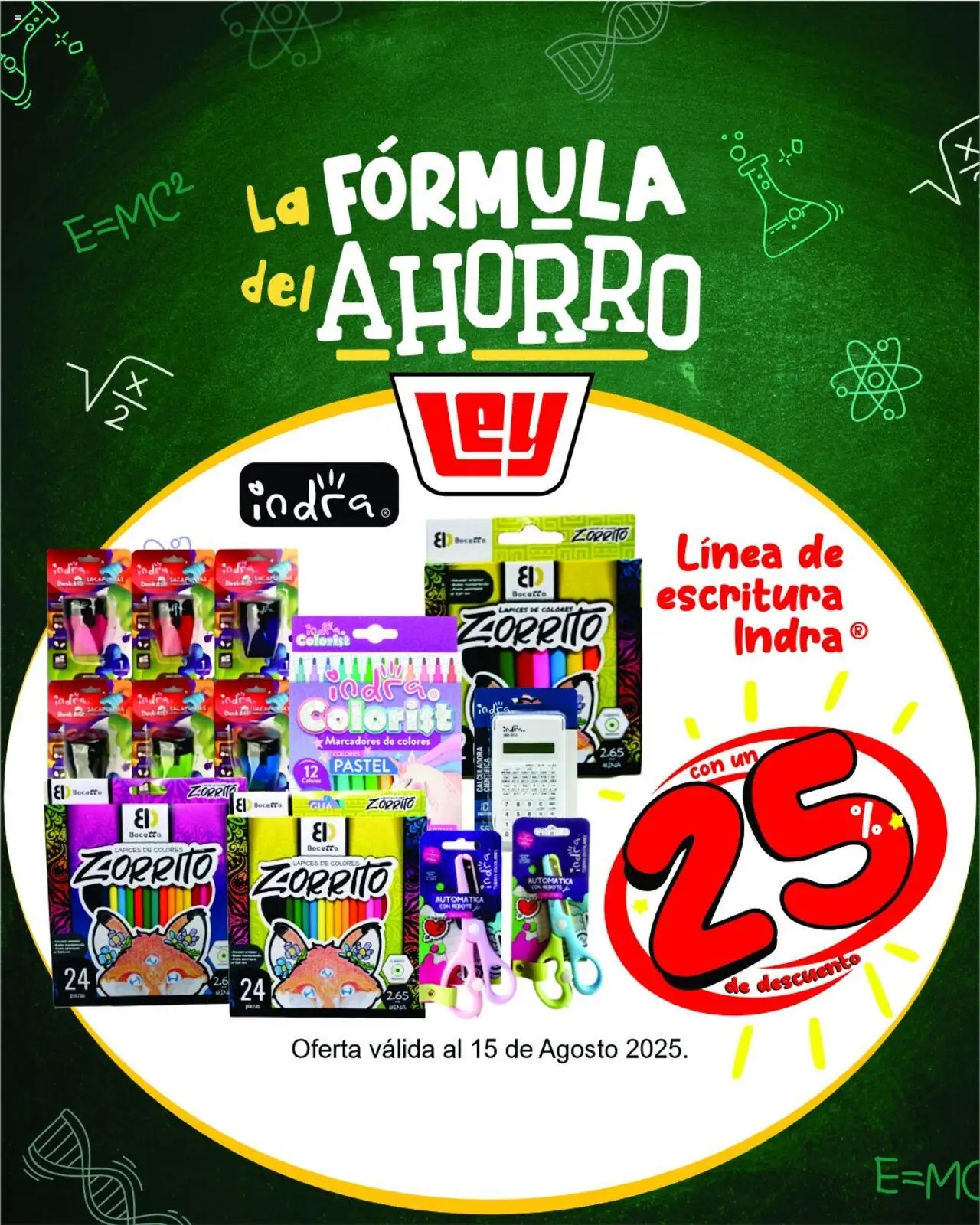 Nuevas ofertas de Casa Ley válidas en toda la República Mexicana desde el 01.08.2025. ¡Encuentra las mejores ofertas en Casa Ley - Folleto regreso a clases! | Página: 5 | Productos: Pastel, Calculadora