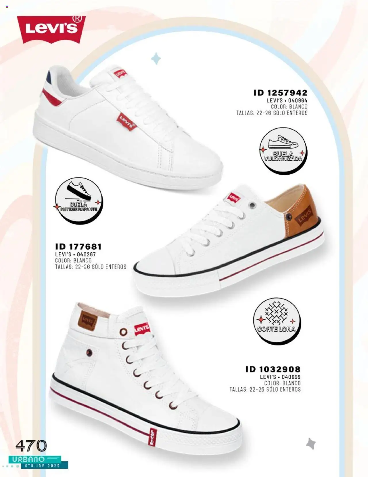 Nuevas ofertas de Price Shoes válidas en toda la República Mexicana desde el 24.07.2025. ¡Encuentra las mejores ofertas en Price Shoes catálogo Urbano otoño / invierno 2025! | Página: 470 | Productos: Lona