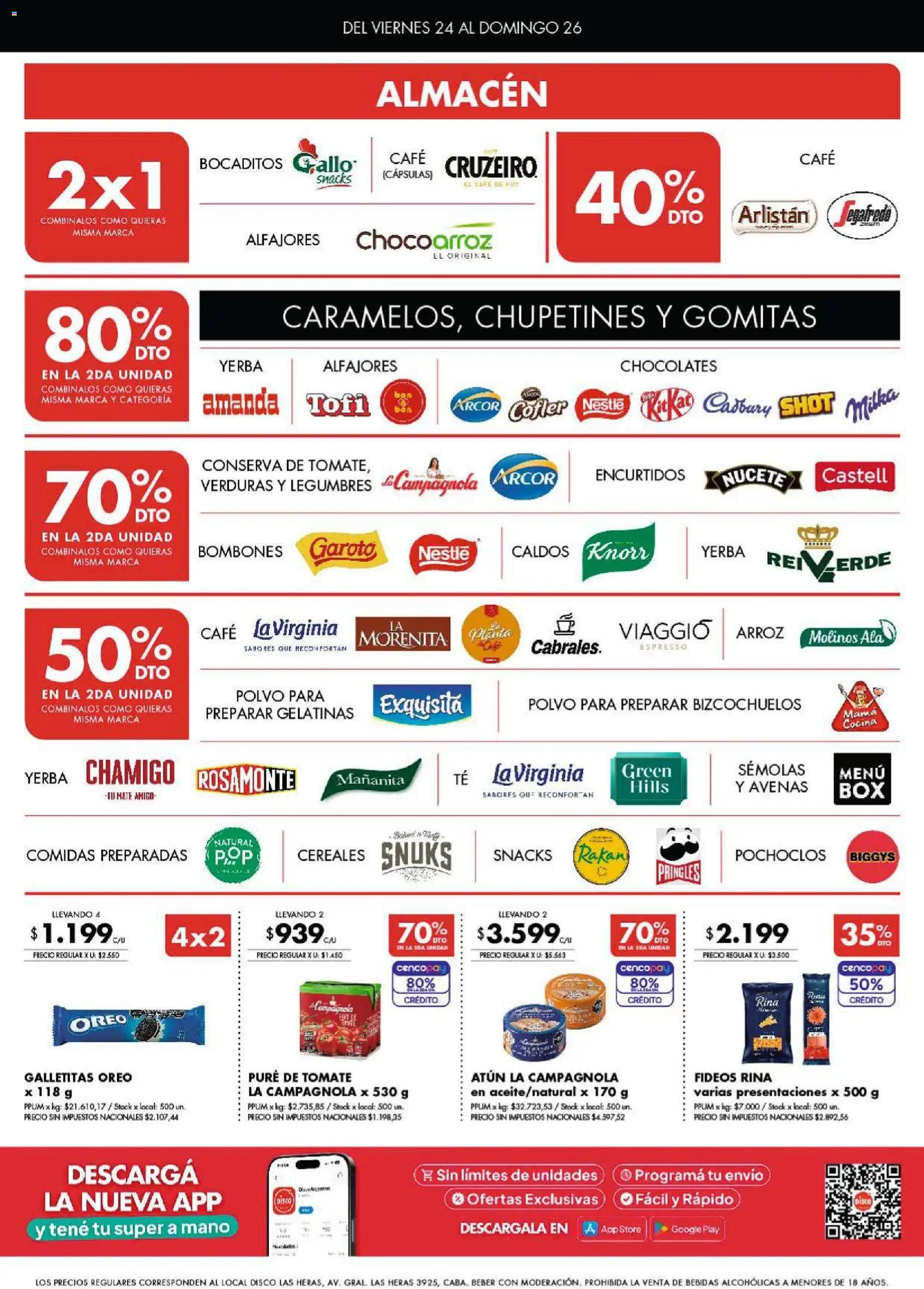 Disco ofertas │ válido desde el 23.04.2026 | Página: 2 | Productos: Disco, Cocina, Yerba, Tomate