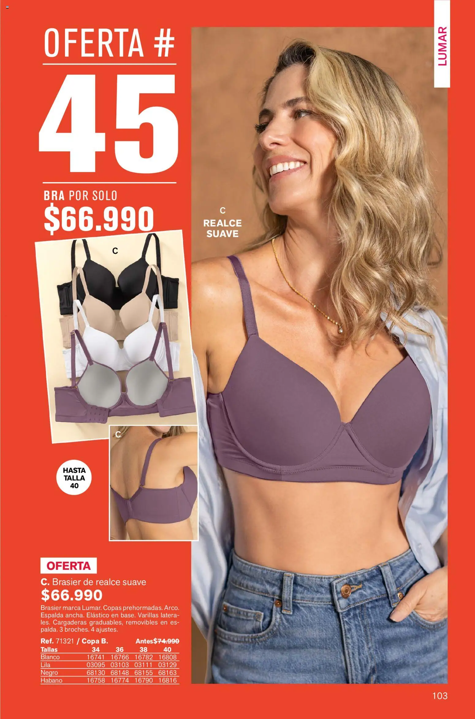 Leonisa revista - valida desde el 02.01.2026 | Página: 103 | Productos: Brasier