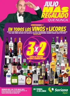 Vista previa de Soriana - Julio Regalado Súper Nacional, nuevo folleto de la tienda, válido en México a partir del 11.07.2025