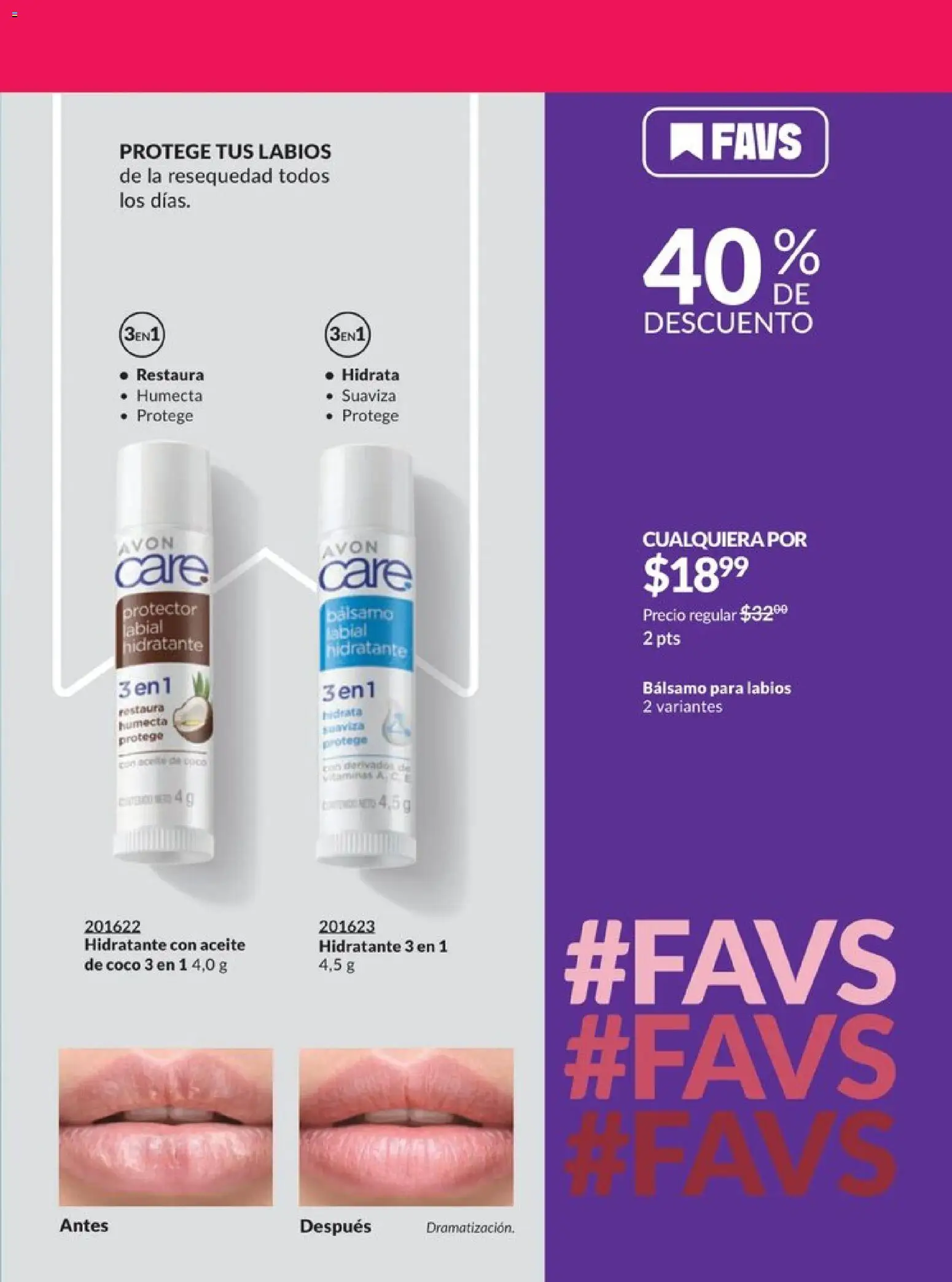 Nuevas ofertas de AVON válidas en toda la República Mexicana desde el 20.12.2025. ¡Encuentra las mejores ofertas en AVON campaña 1 2026! | Página: 148 | Productos: Aceite, Bálsamo, Vitaminas