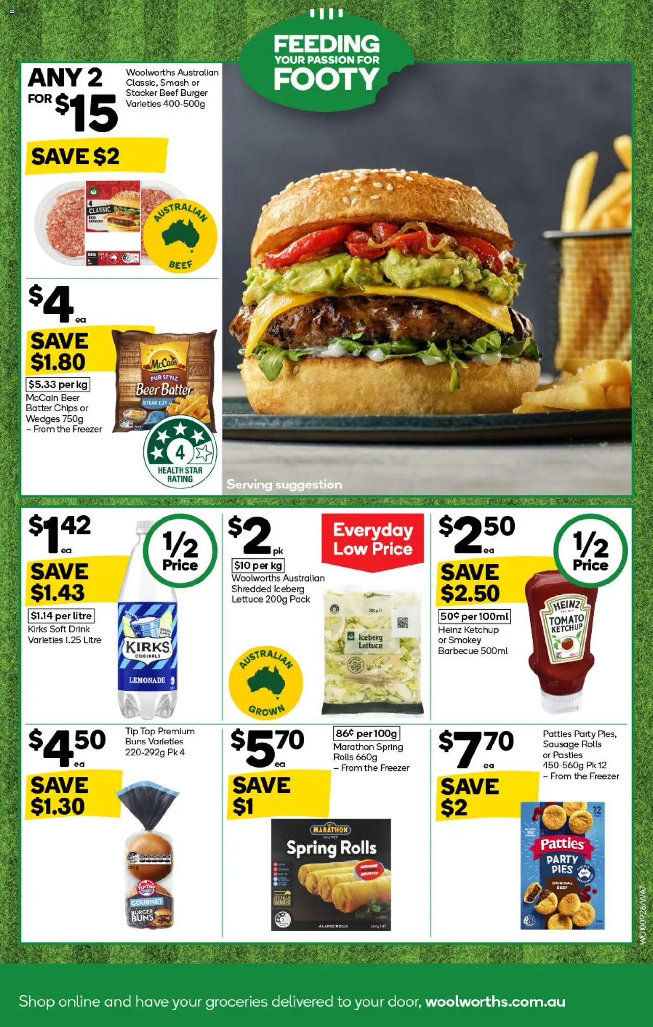 Woolworths catalogue - valid from 10.09.2025 | Page: 7 | Products: Beer, Lettuce, Ketchup, Freezer