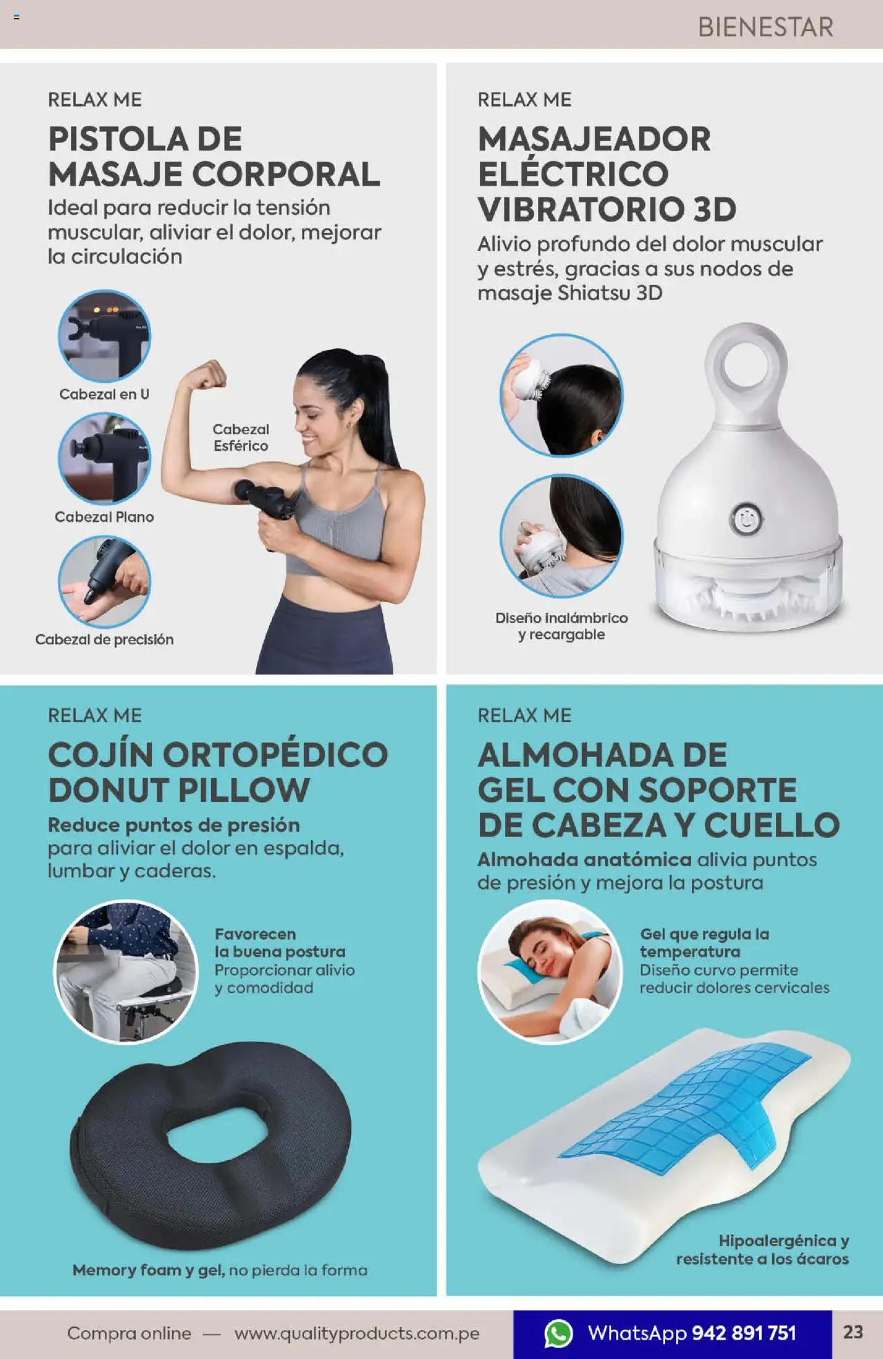 Catálogo Quality Products válido desde 01.07.2025 | Página: 23 | Productos: Almohada