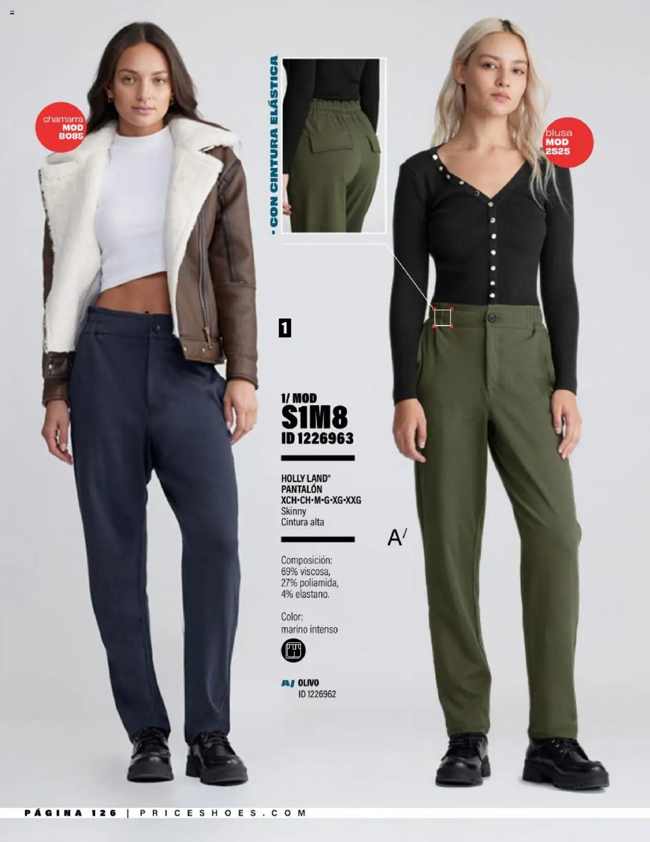 Nuevas ofertas de Price Shoes válidas en toda la República Mexicana desde el 05.08.2025. ¡Encuentra las mejores ofertas en Price Shoes - Catálogo Jeans ! | Página: 126 | Productos: Blusa, Chamarra