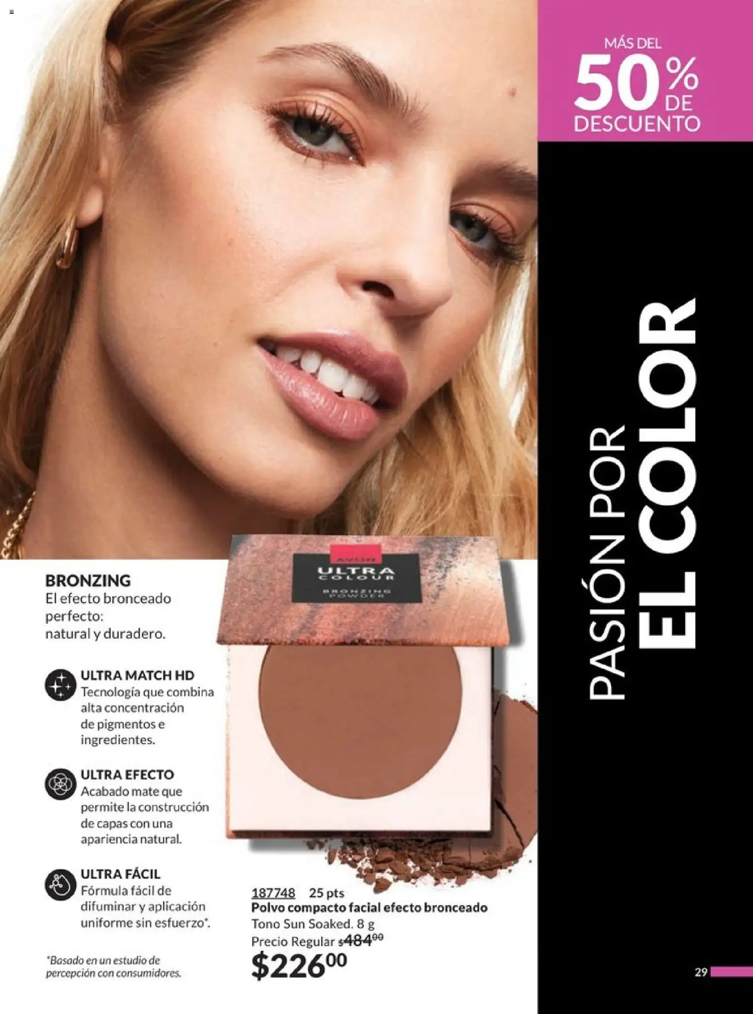 Nuevas ofertas de AVON válidas en toda la República Mexicana desde el 20.12.2025. ¡Encuentra las mejores ofertas en AVON campaña 1 2026! | Página: 34 | Productos: Polvo compacto, Mate, Polvo
