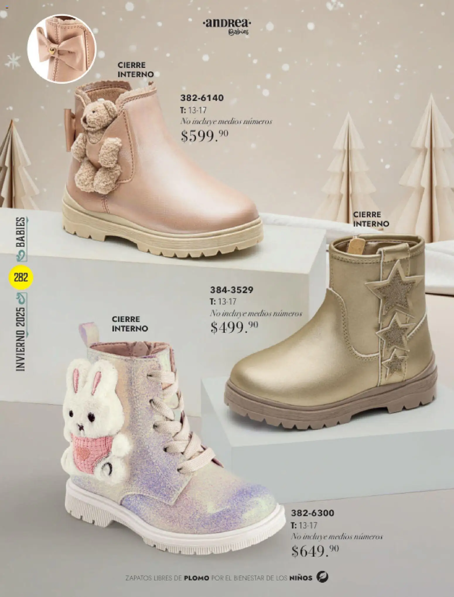 Nuevas ofertas de Andrea válidas en toda la República Mexicana desde el 26.11.2025. ¡Encuentra las mejores ofertas en Andrea catálogo Invierno! | Página: 282 | Productos: Zapatos