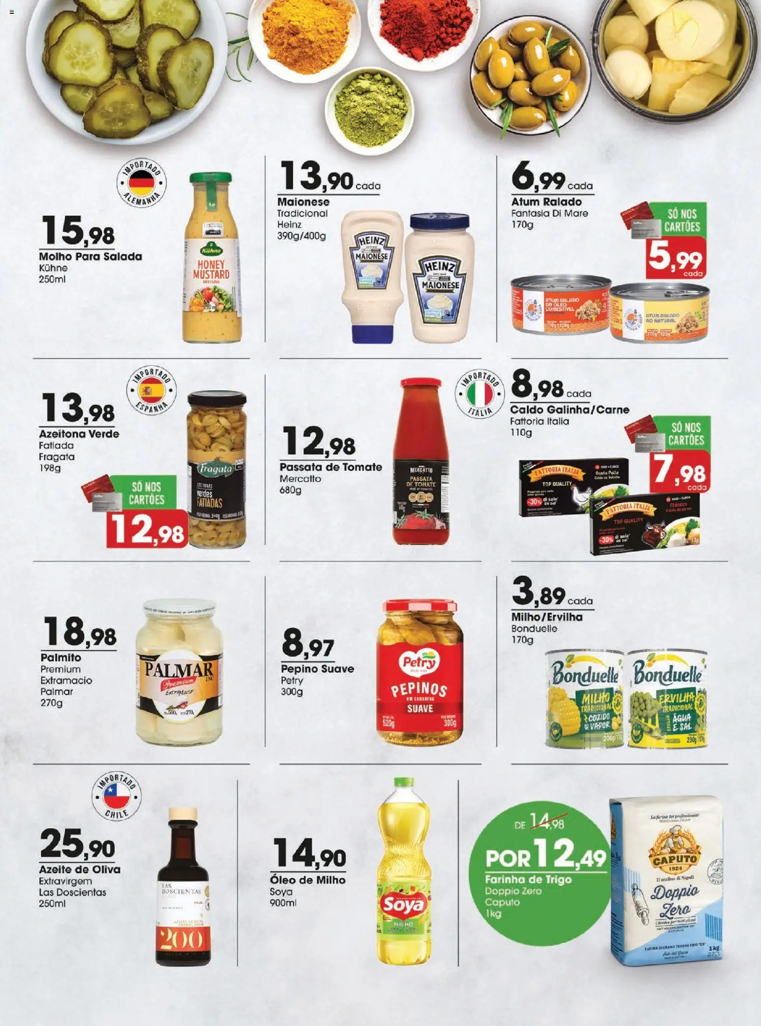 Zaffari Folheto - válido de 20.01.2026 | Página: 3 | Produtos: Fantasia, Pepinos, Sal, Azeite