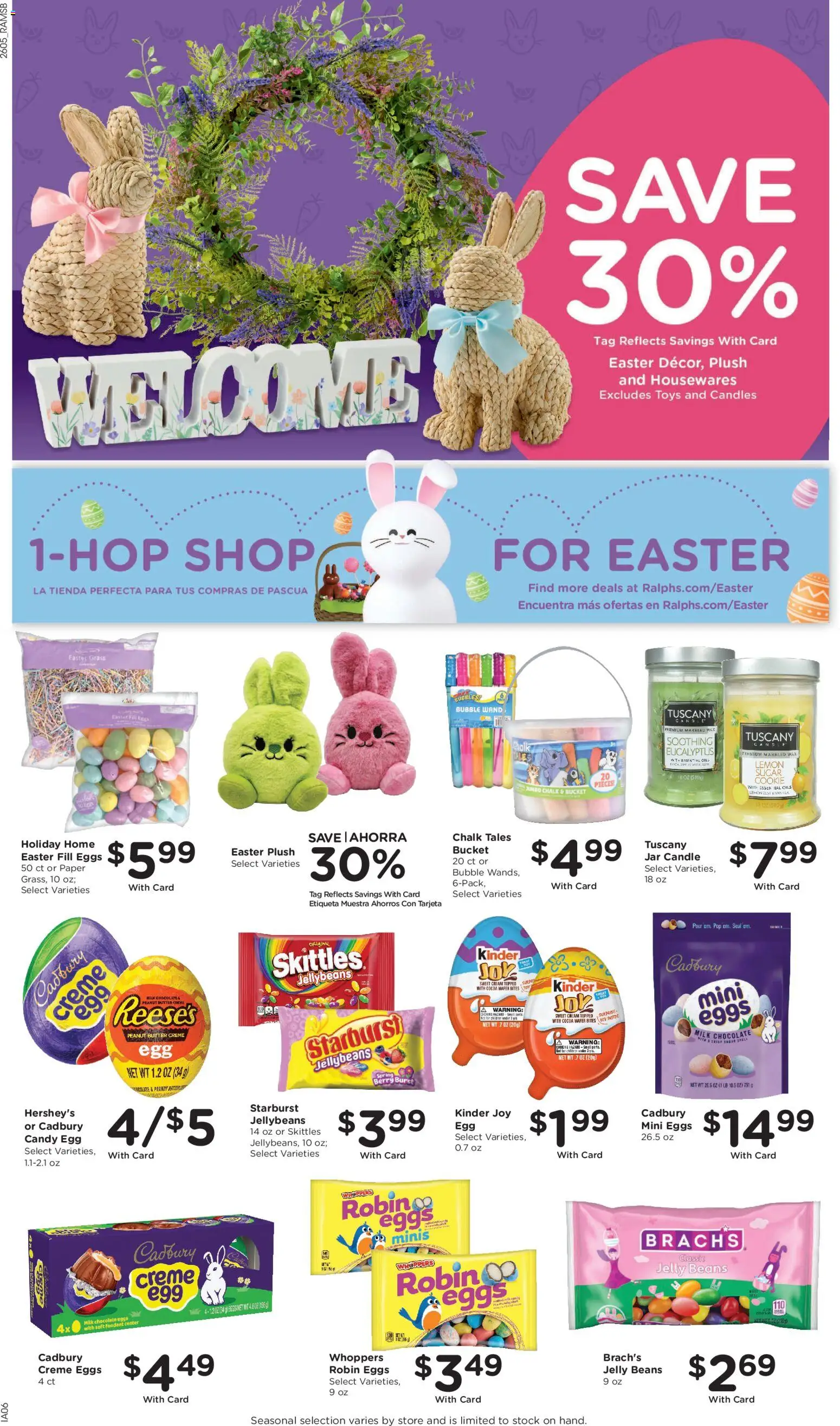 Ralphs Weekly Ad - valid from 04.03.2026 | Page: 12 | Products: Butter, Eggs, Chocolate, Sugar