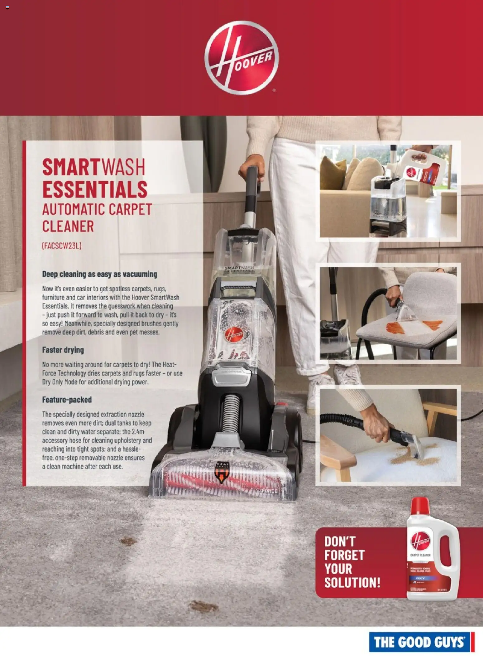 The Good Guys catalogue - valid from 15.04.2026 | Page: 24 | Products: Carpet, Cleaner, Water, Rugs