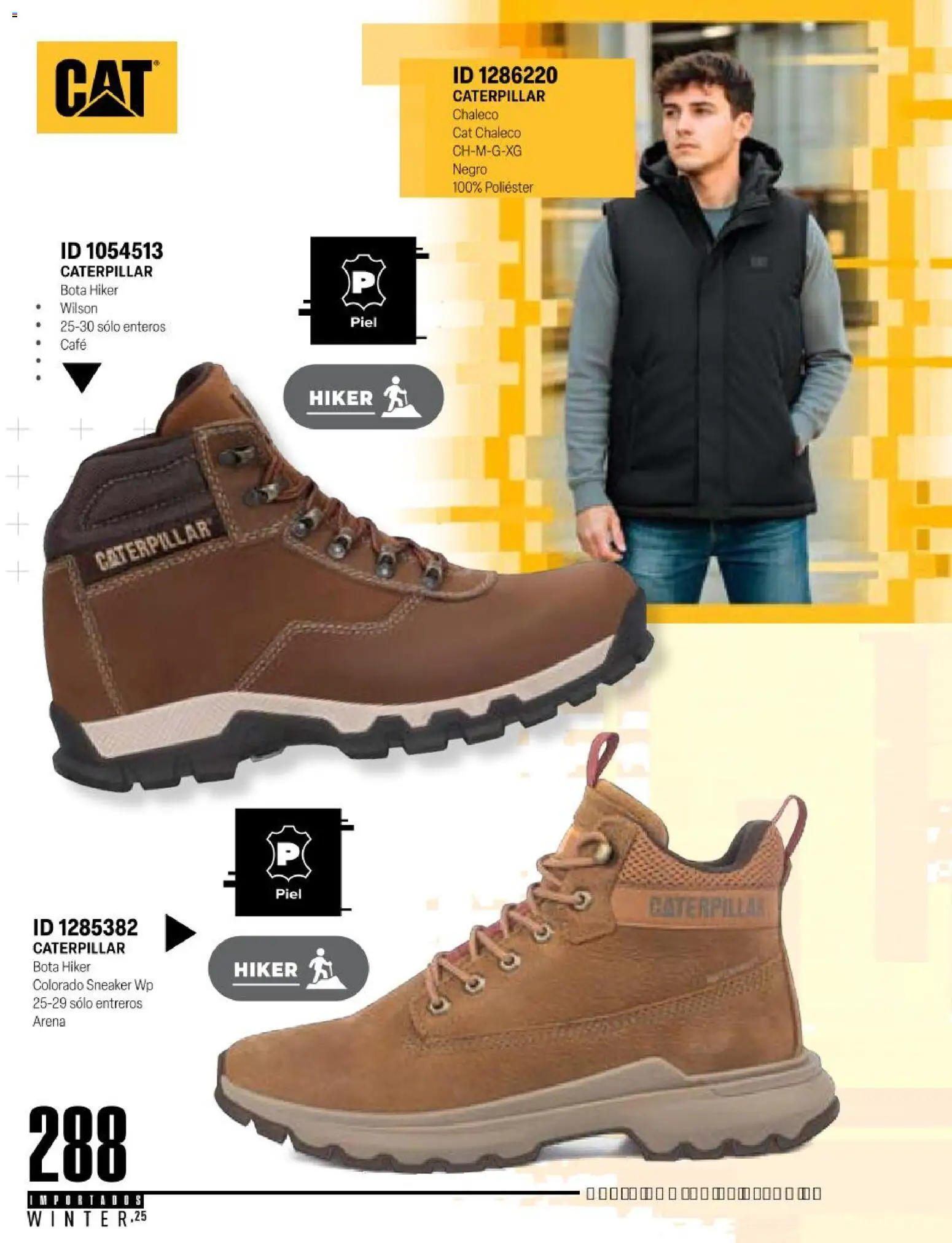 Nuevas ofertas de Price Shoes válidas en toda la República Mexicana desde el 11.11.2025. ¡Encuentra las mejores ofertas en Price Shoes catálogo Importados Winter 2025  ! | Página: 288 | Productos: Chaleco, Café