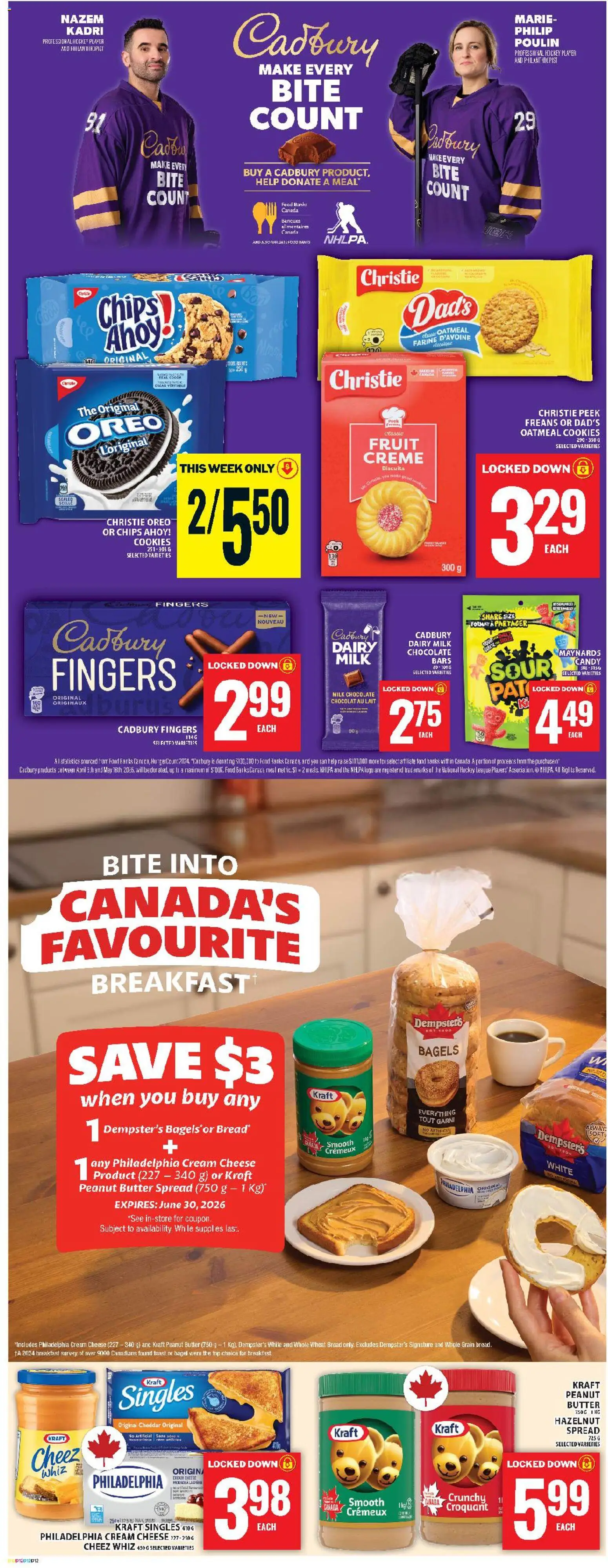 Food Basics flyer valid from 09.04.2026 | Page: 16 | Products: Chips, Cookies, Bread, Chocolate