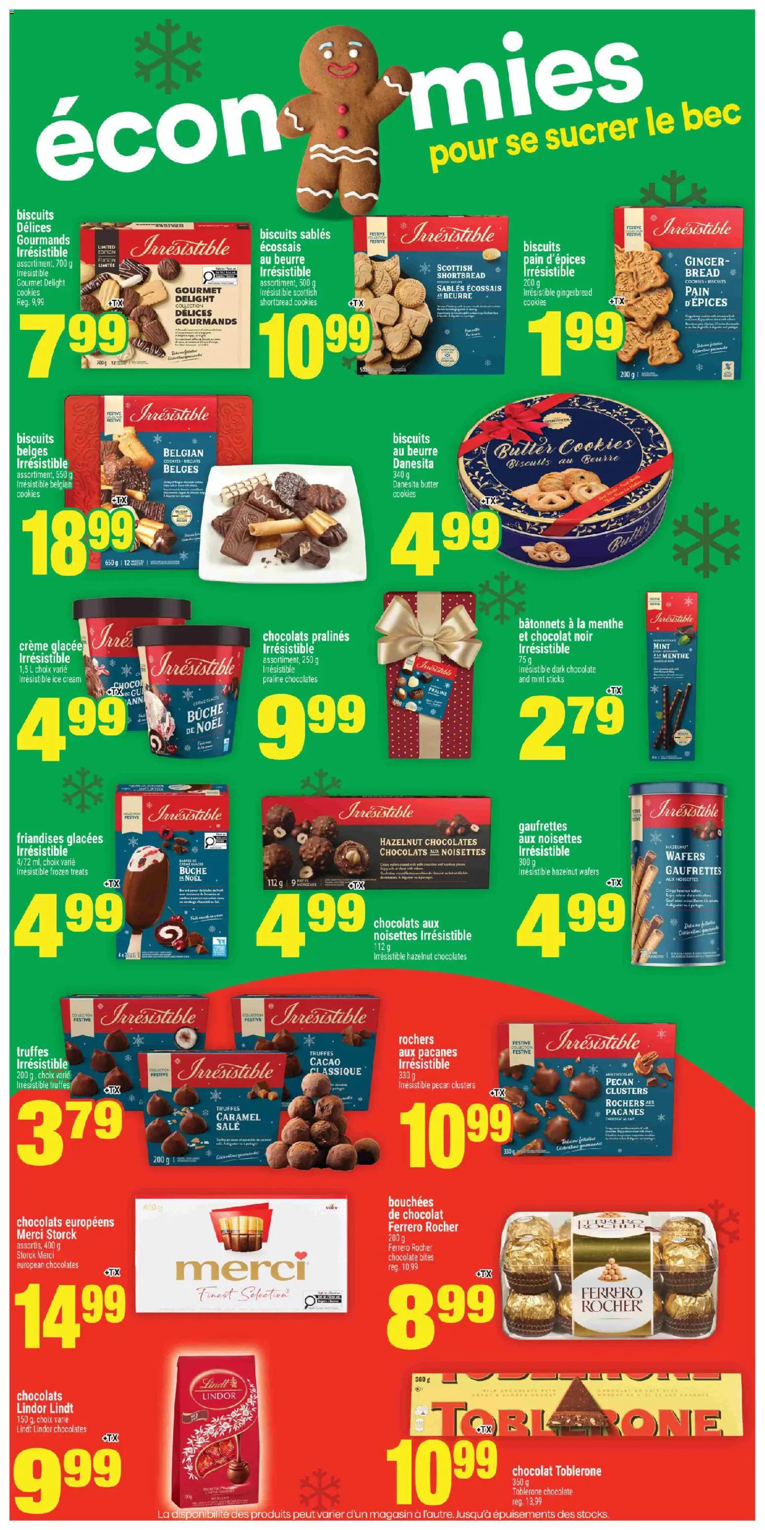 Super C flyer valid from 11.12.2025 | Page: 10 | Products: Cream, Cookies, Butter, Chocolate