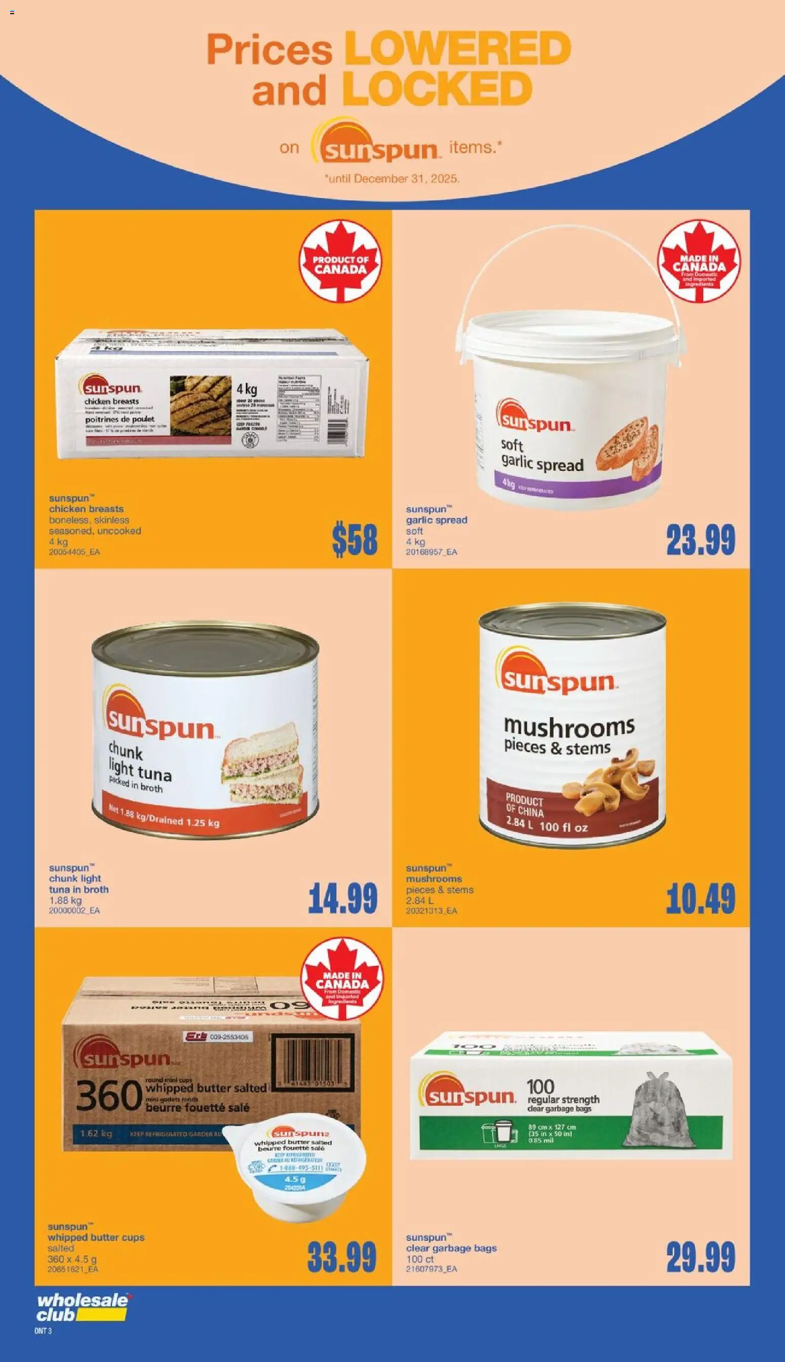 Wholesale Club flyer valid from 13.11.2025 | Page: 7 | Products: Chicken breasts, Butter, Chicken