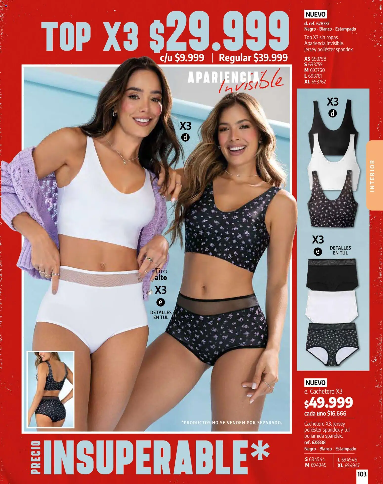 Pacifika revista - valida desde el 01.01.2026 | Página: 103 | Productos: Cachetero, Top